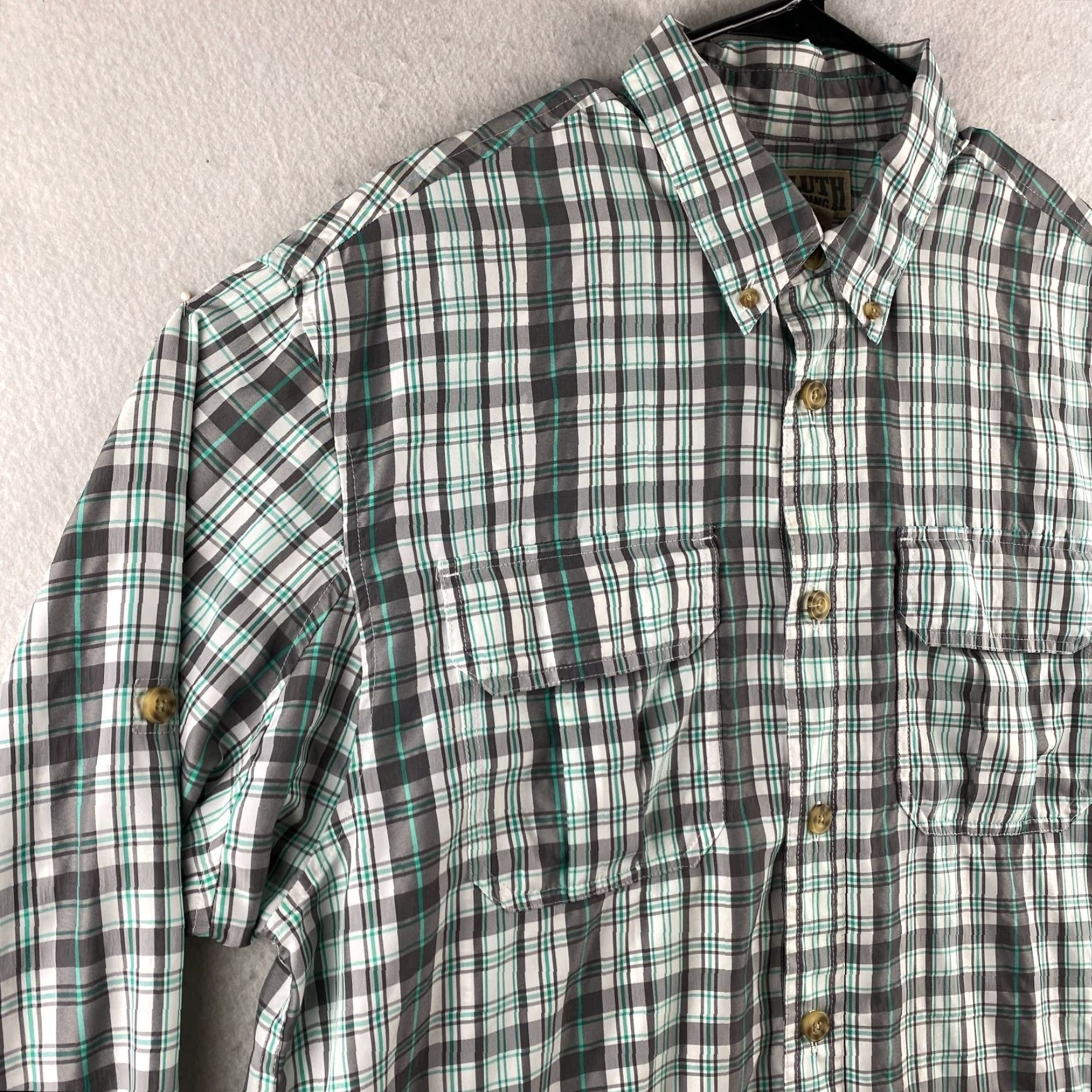Vintage Duluth Button-Up Shirt Mens L Plaid Green Long Sleeve Casual Shirt Mens L Green Duluth Button-Up Shirt Size US L / EU 52-54 / 3 - 5 Thumbnail