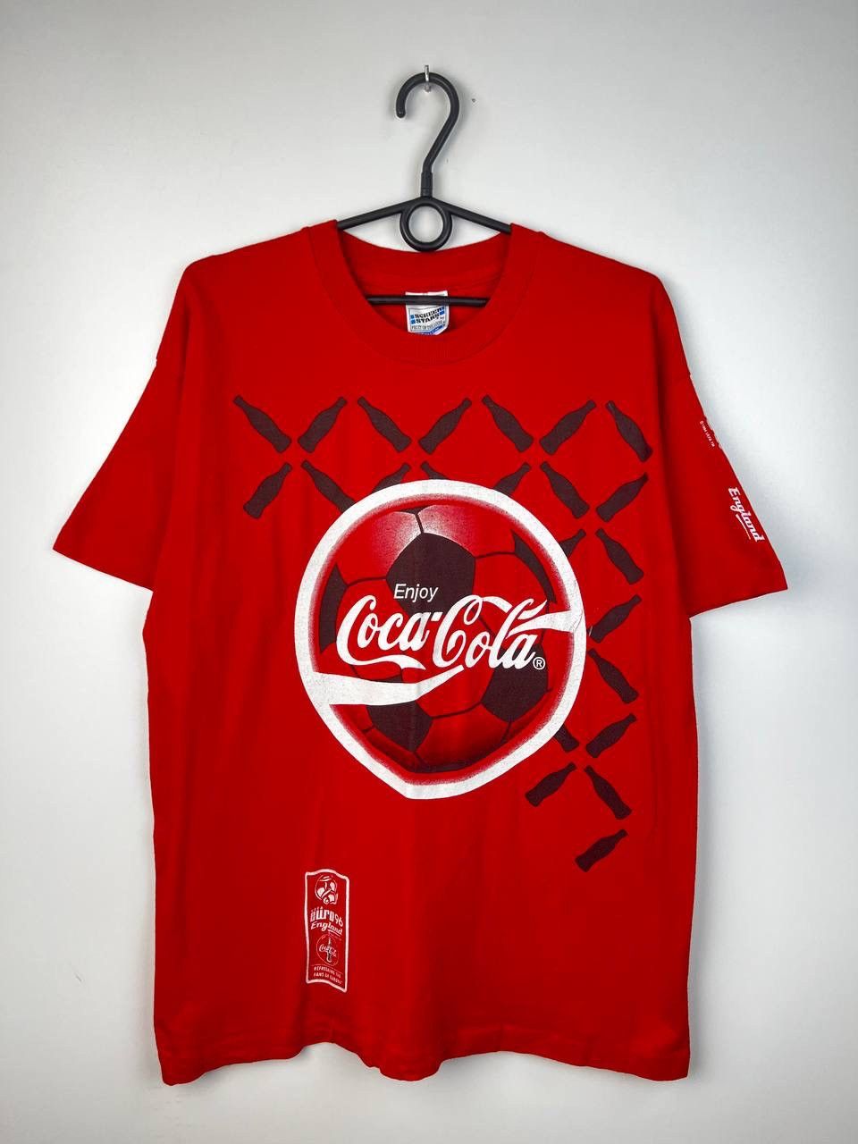 Vintage Coca Cola UEFA Euro 96s vintage t-shirts size L Size US L / EU 52-54 / 3 - 1 Thumbnail