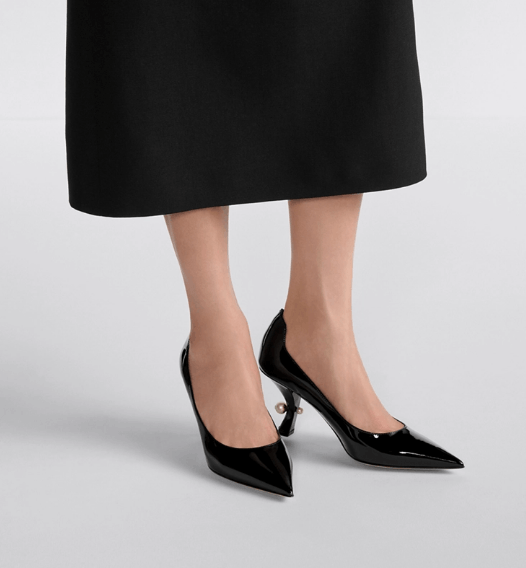 Dior o1w1db11225 KCV215 Tribales Pumps in Black Size US 8 / IT 38 - 6 Thumbnail