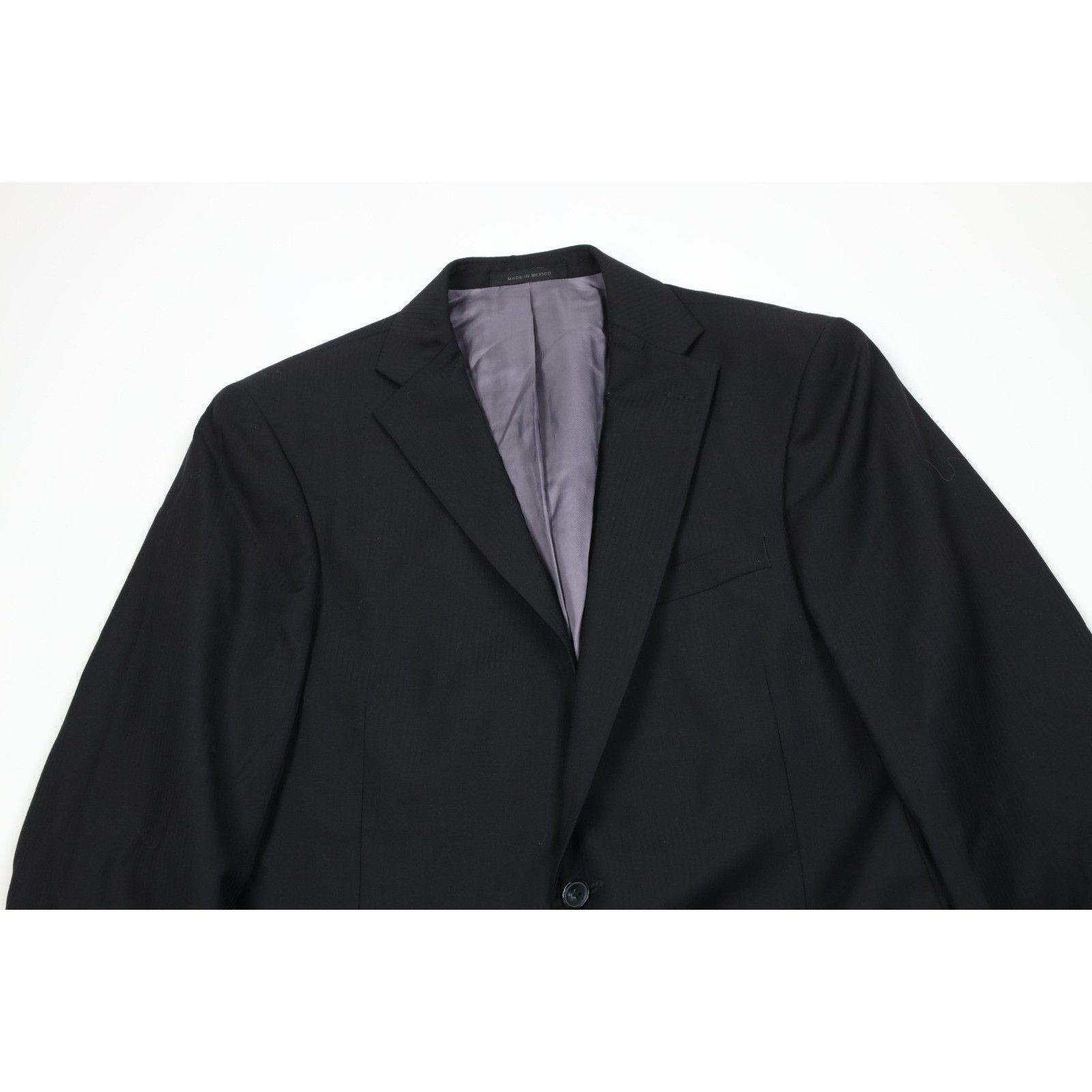 Vintage Vintage 90s Streetwear 2 Piece Worsted Wool Suit Striped Size 42L - 3 Thumbnail