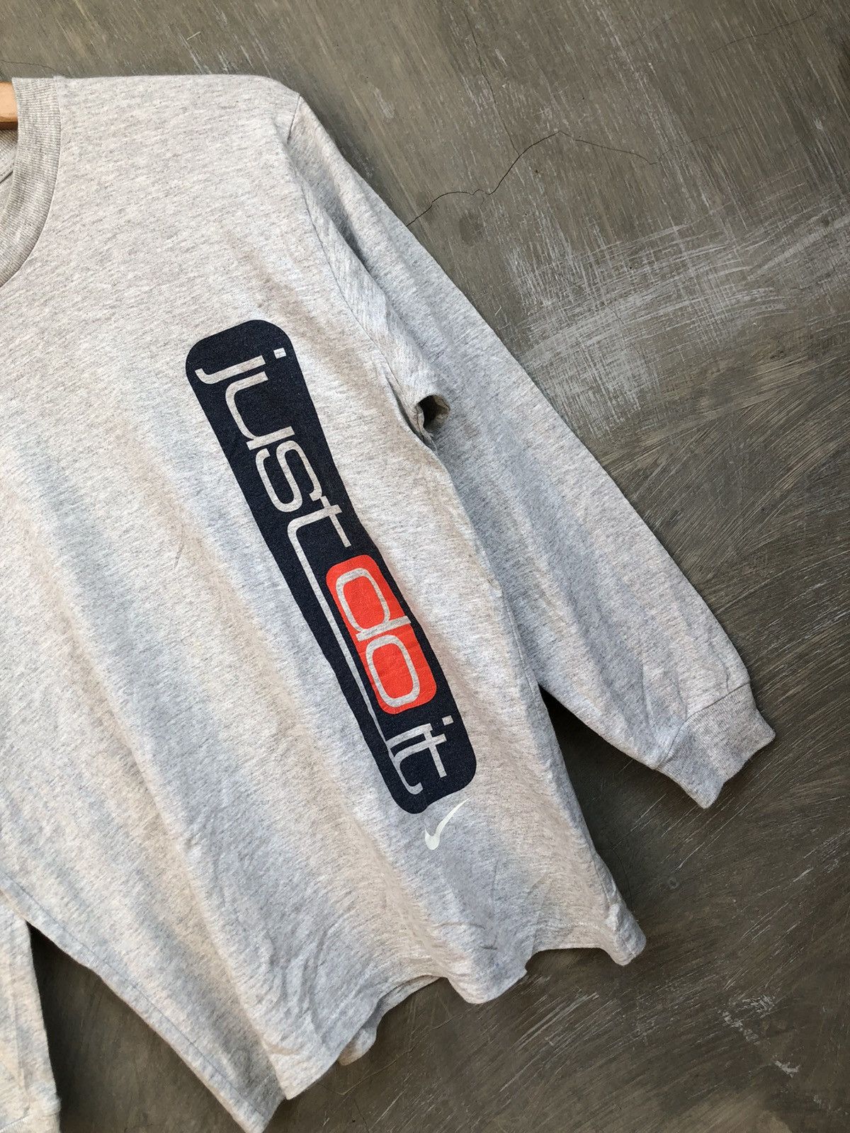 Nike × Vintage Nike Vintage “Just Do It” Long Sleeve T-Shirt Size S / US 4 / IT 40 - 3 Thumbnail
