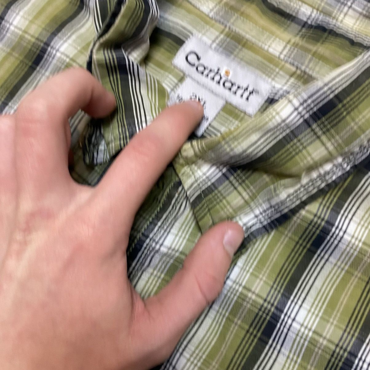 Carhartt Vintage Carhartt Wip Small logo Shortsleeve 90’s shirt Size US XXL / EU 58 / 5 - 5 Thumbnail