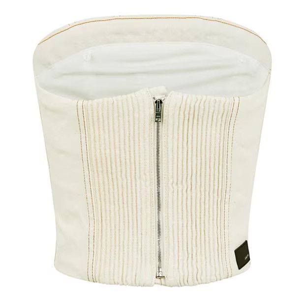 Amiri o1g2r1mq0824 Bustiers in White Size L / US 10 / IT 46 - 2 Thumbnail