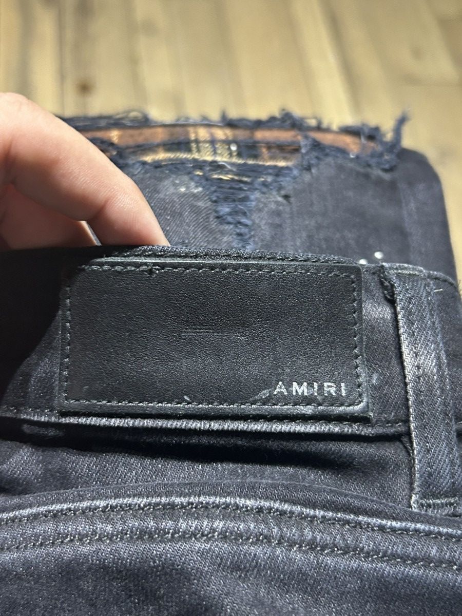 Amiri Amiri Brown Patch Jeans Size US 34 / EU 50 - 6 Thumbnail