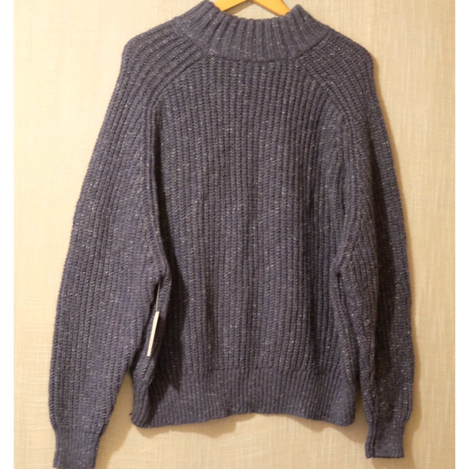 Vintage VINTAGE Time and Tru Mock Neck Sweater Navy Pullover Women's XXL (20) #A11-32 Size XXL / US 16-18 / IT 52-54 - 6 Thumbnail