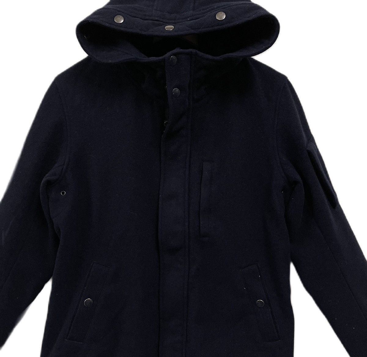 monkey time Monkey Time Melton Hoodie Jacket By United Arrows Size US M / EU 48-50 / 2 - 3 Thumbnail
