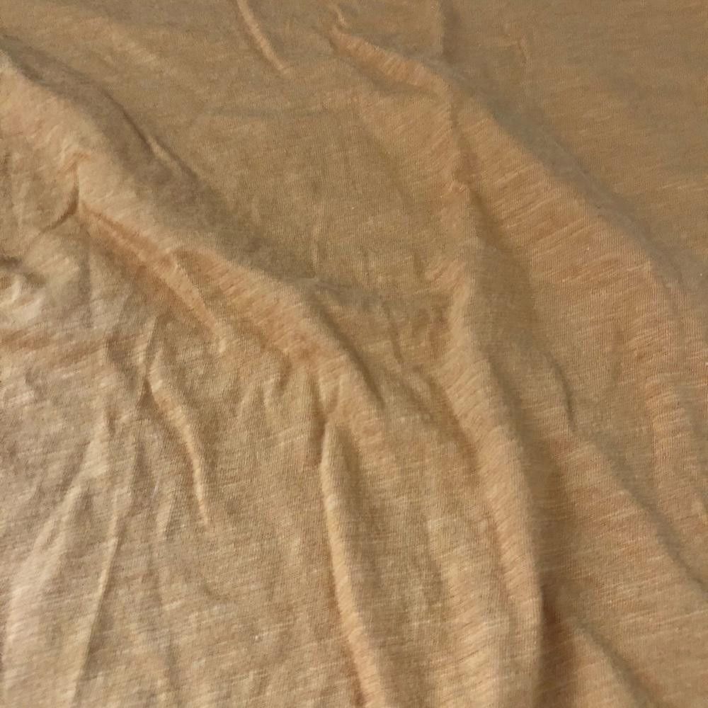Designer Soft Mustard Yellow Basic T-Shirt Size S / US 4 / IT 40 - 2 Thumbnail