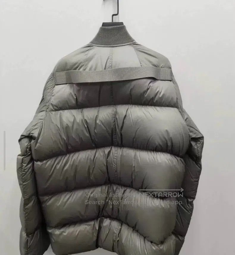 Rick Owens Rick Owens Solid Baseball Neck Loose Green Cotton Flight J Size US XL / EU 56 / 4 - 2 Thumbnail