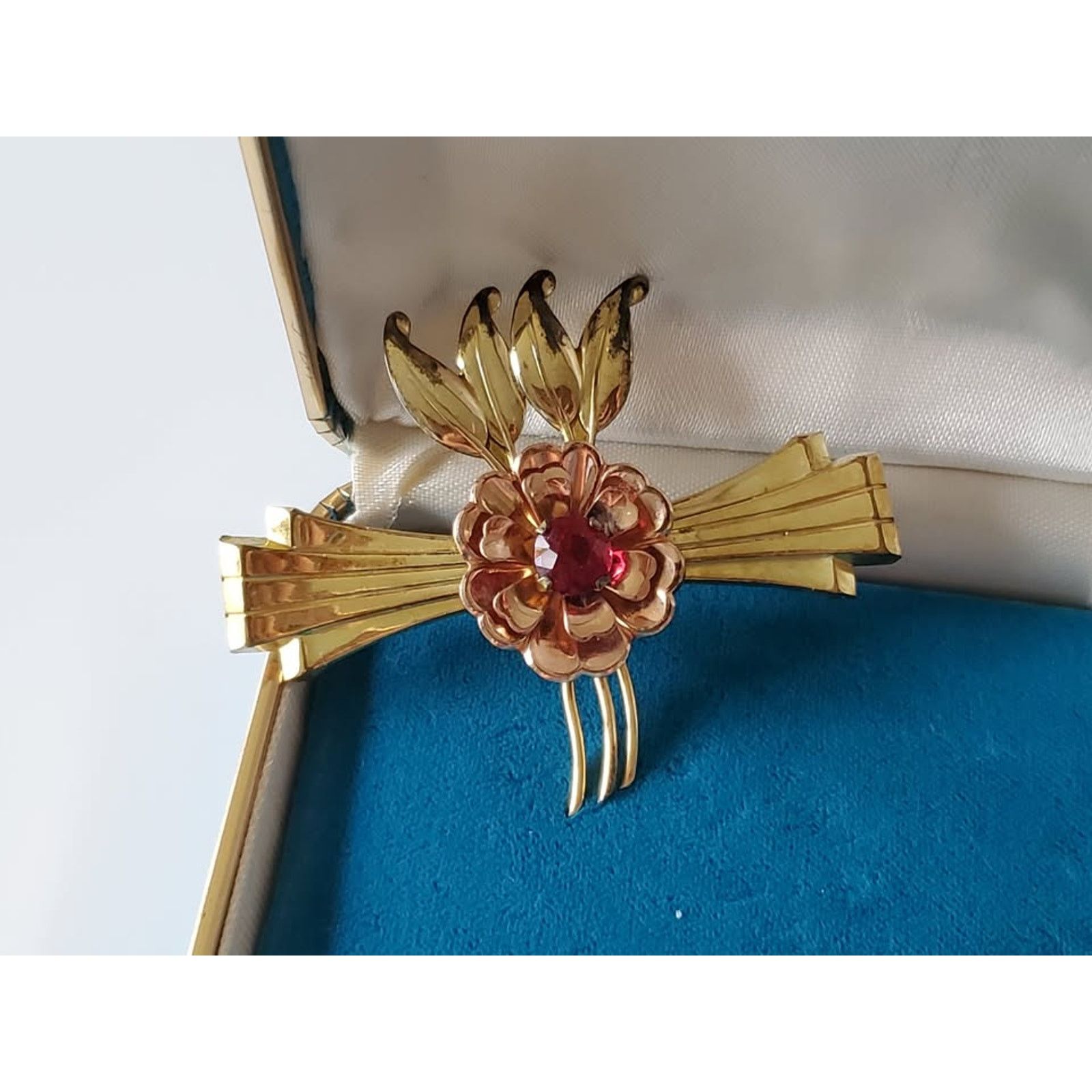 Other Vintage 1940s Gold-fill Harry Iskin Floral Brooch Size ONE SIZE - 2 Thumbnail