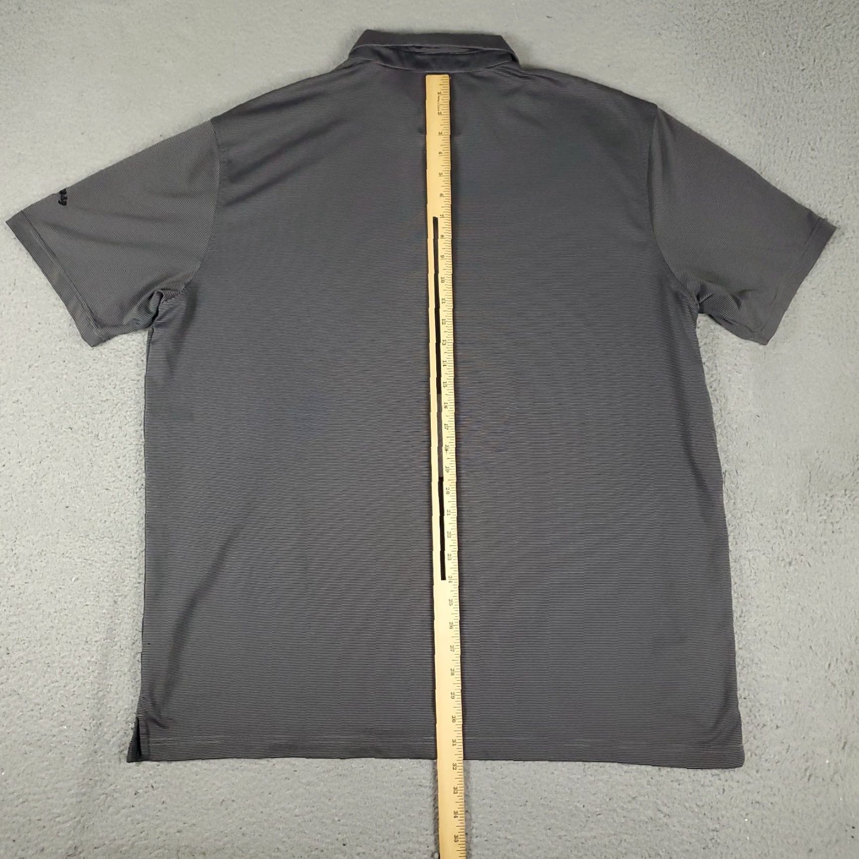 Callaway Callaway Polo Shirt Mens 2XL Gray Striped Opti Dri Fit Short Sleeve Polo Shirt Golf Classic Modern Size US XXL / EU 58 / 5 - 5 Thumbnail