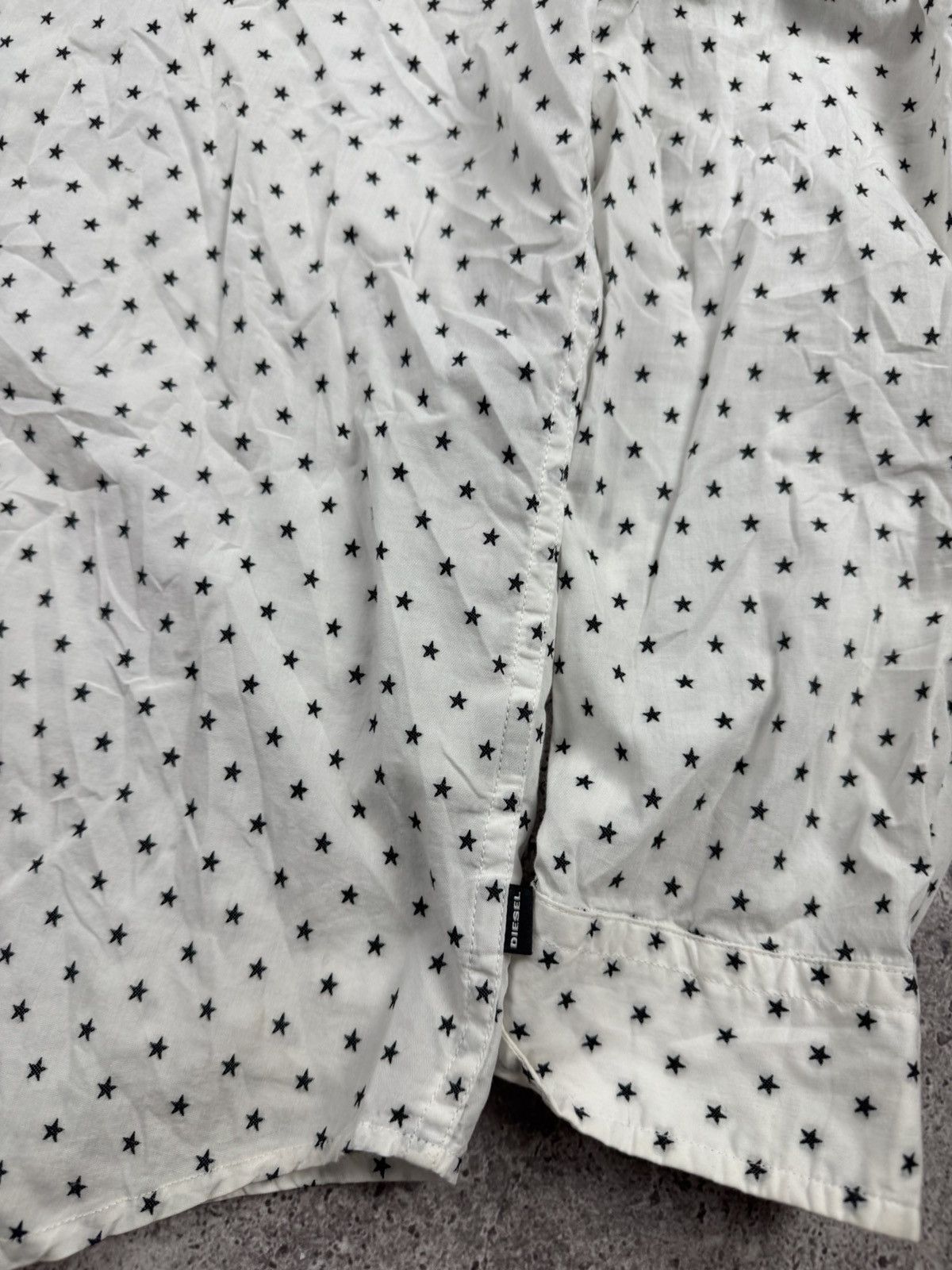 Diesel Vintage Diesel Star Monogram Y2K Shirt Japanesse button ups Size US XL / EU 56 / 4 - 4 Thumbnail