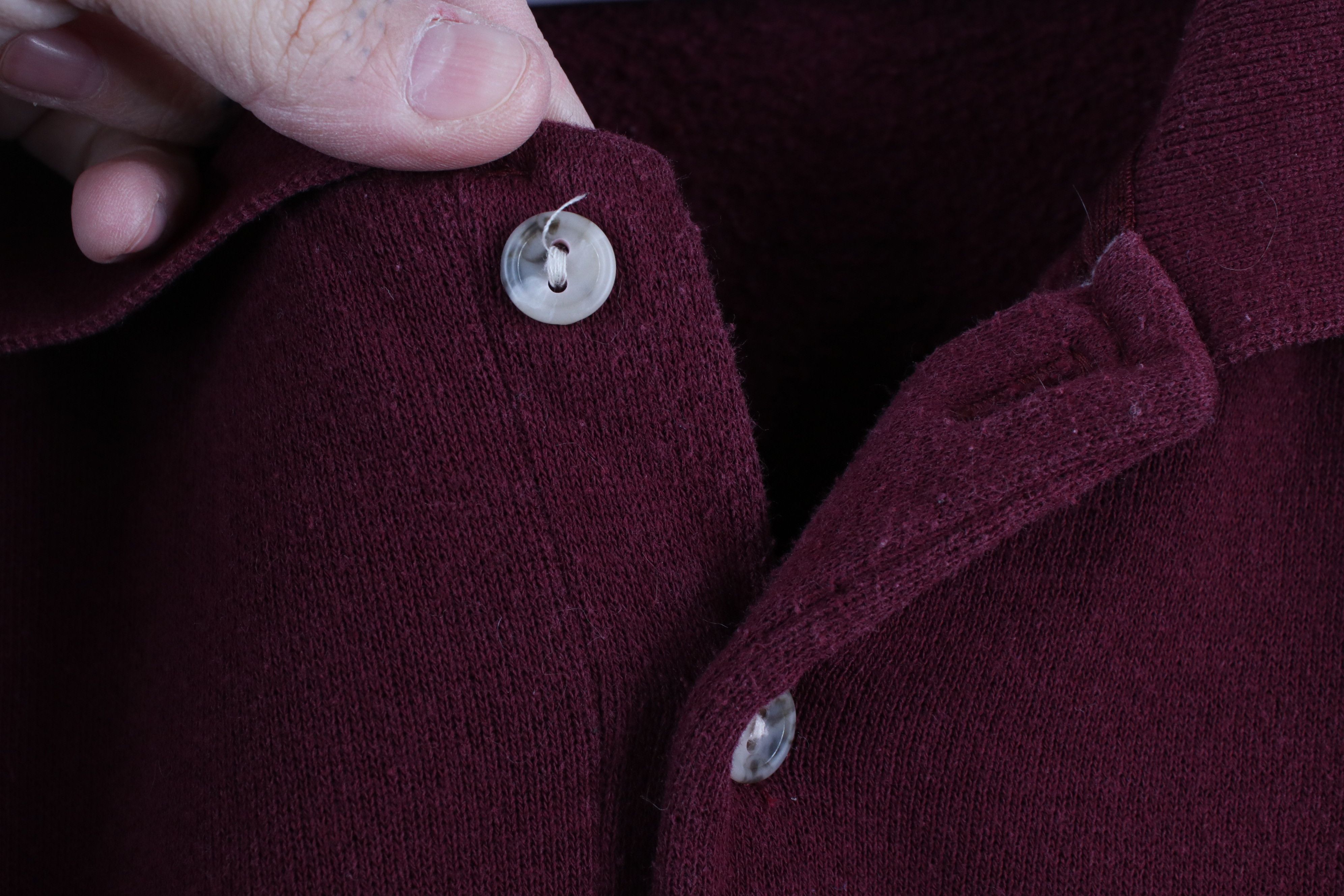 Vintage Vintage 90s Streetwear Collared Pullover Sweatshirt Red Size US XXL / EU 58 / 5 - 6 Thumbnail