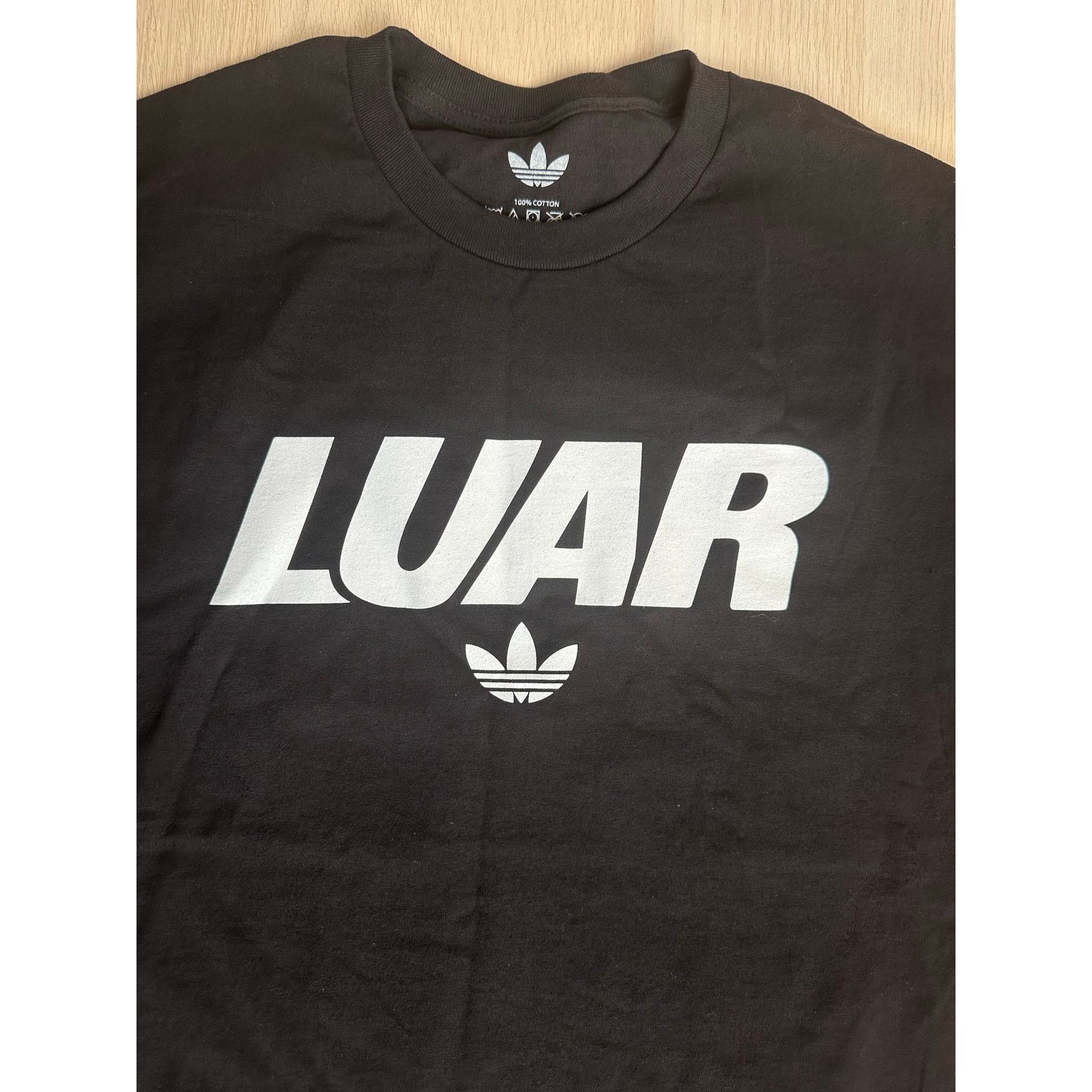 Adidas Rare Adidas x LUAR NYFW Black T-Shirt - Size L - New Size US L / EU 52-54 / 3 - 2 Thumbnail