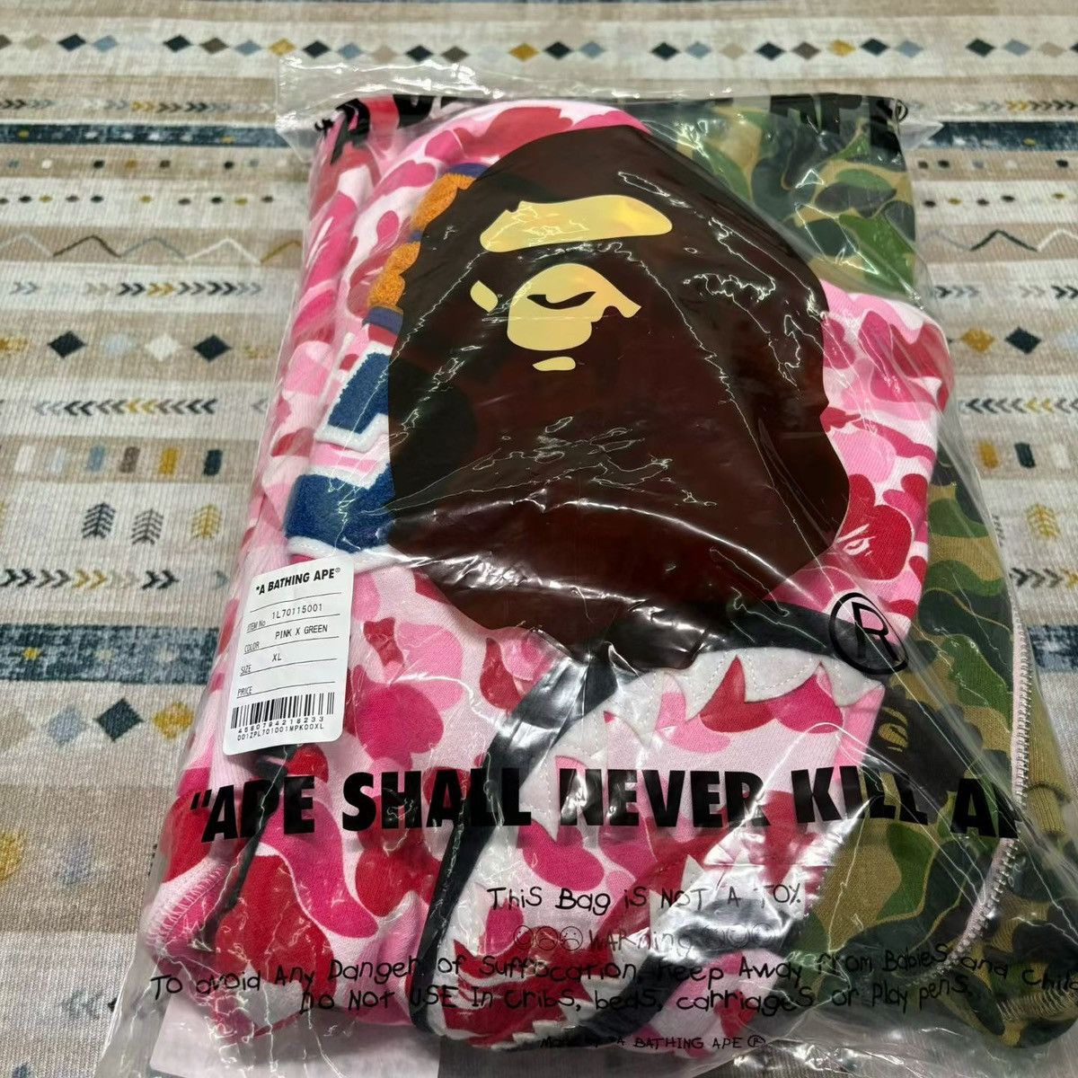Bape BAPE CAMO SHARK FULL ZIP HOODIE Size US XL / EU 56 / 4 - 8 Thumbnail