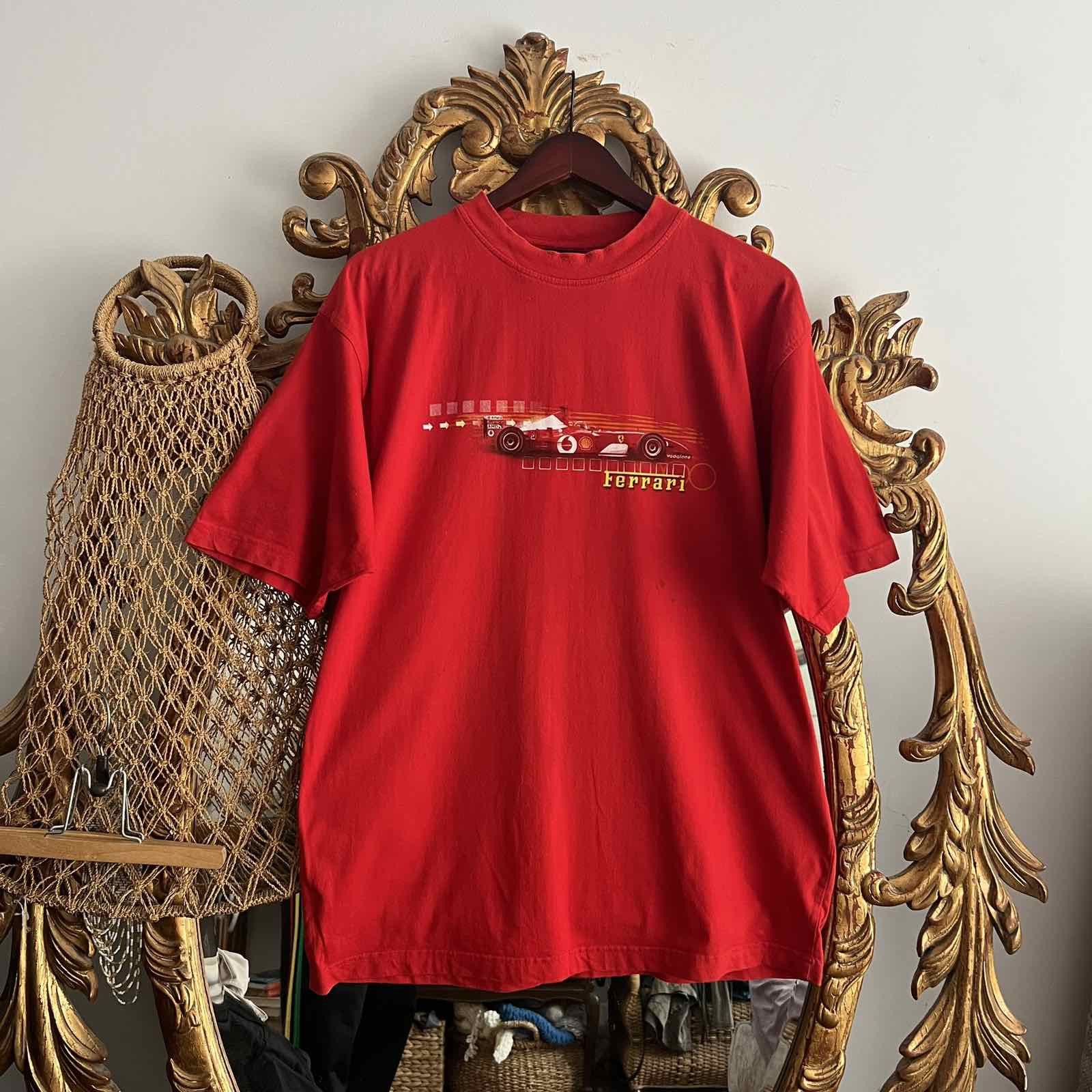 Vintage Ferrari Formula 1 Racing World Championship 1999 Schumacher Size US L / EU 52-54 / 3 - 1 Thumbnail