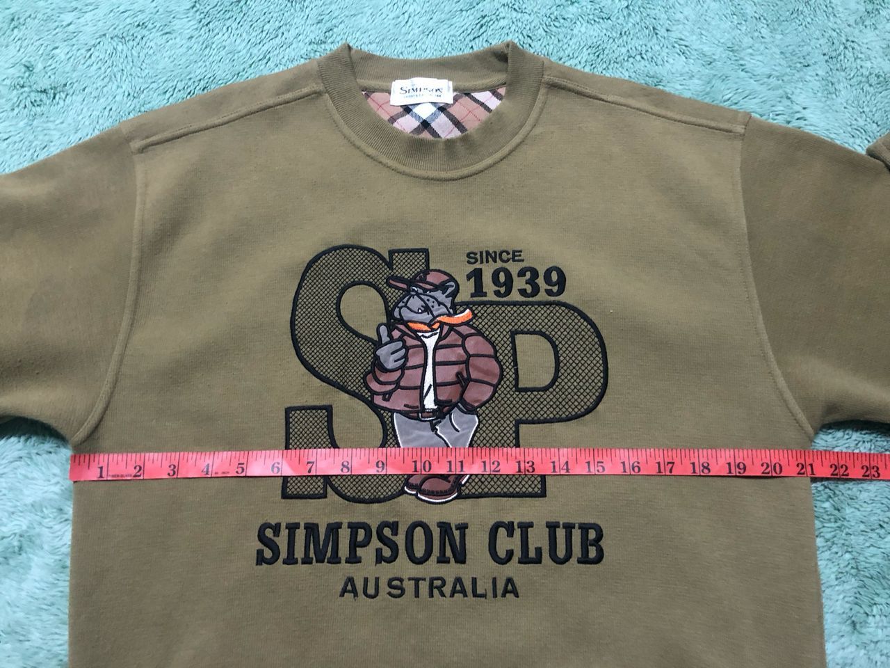 Vintage VINTAGE SIMPSON CLUB AUSTRALIA SWEATSHIRT EMBROIDERED PRINT Size US M / EU 48-50 / 2 - 11 Thumbnail