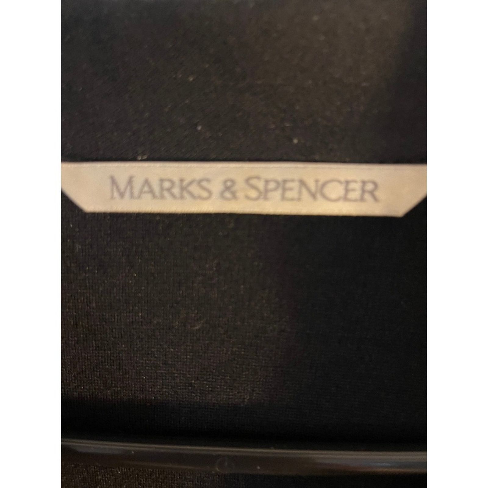 Marks & Spencer Marks & Spencer Black Zip Up Jacket Size 12 UK 14 Size 34" / US 12 / IT 48 - 3 Thumbnail