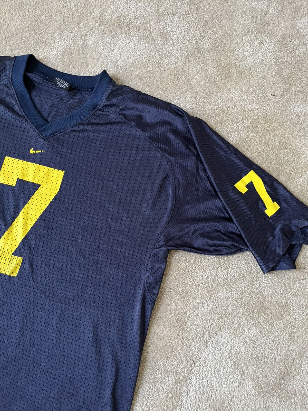 Nike × Vintage Vintage Nike Donovan Edwards Michigan Jersey Size US XL / EU 56 / 4 - 3 Thumbnail