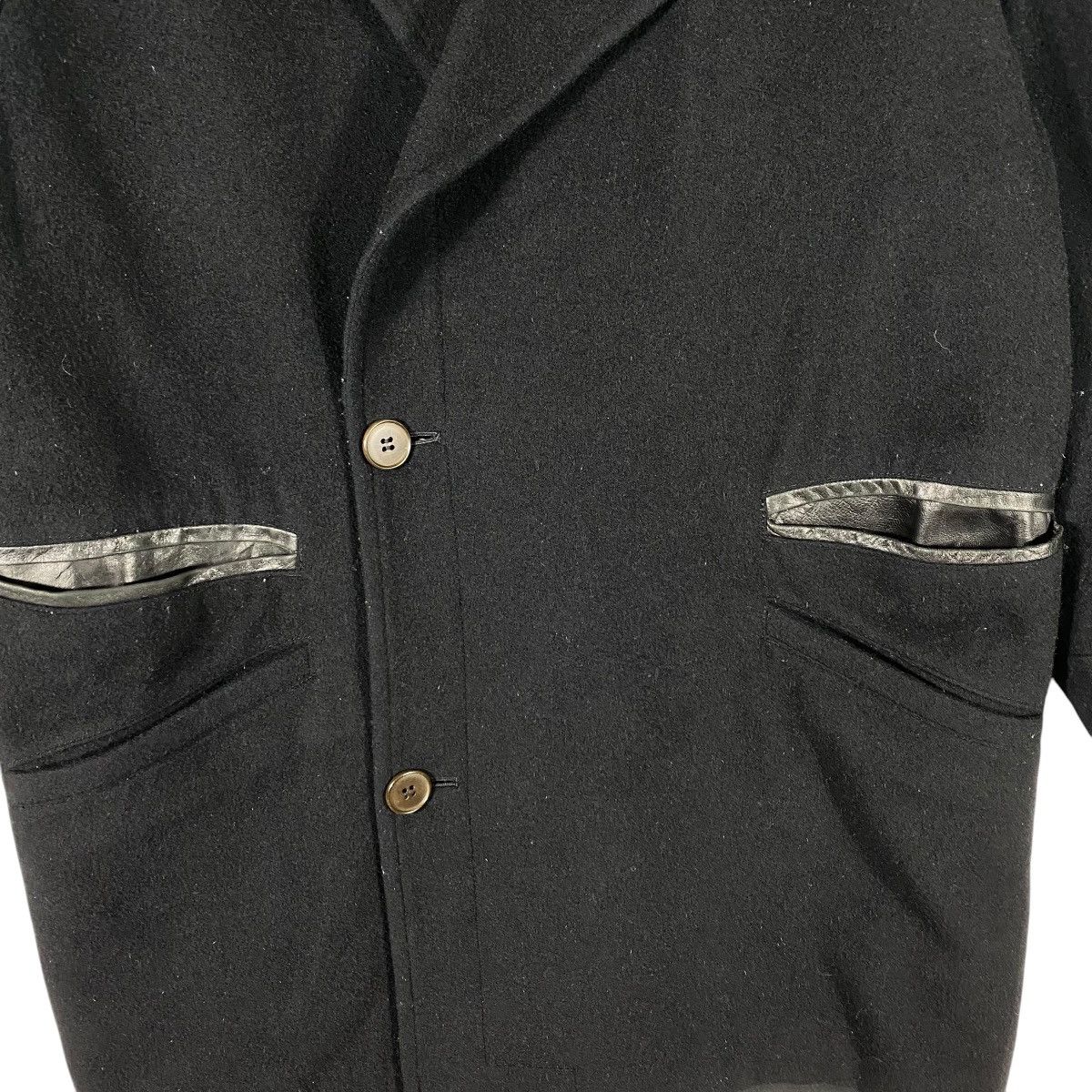 Christian Dior Monsieur × Dior Vintage Christian Dior Wool Collar Leather Size US S / EU 44-46 / 1 - 4 Thumbnail