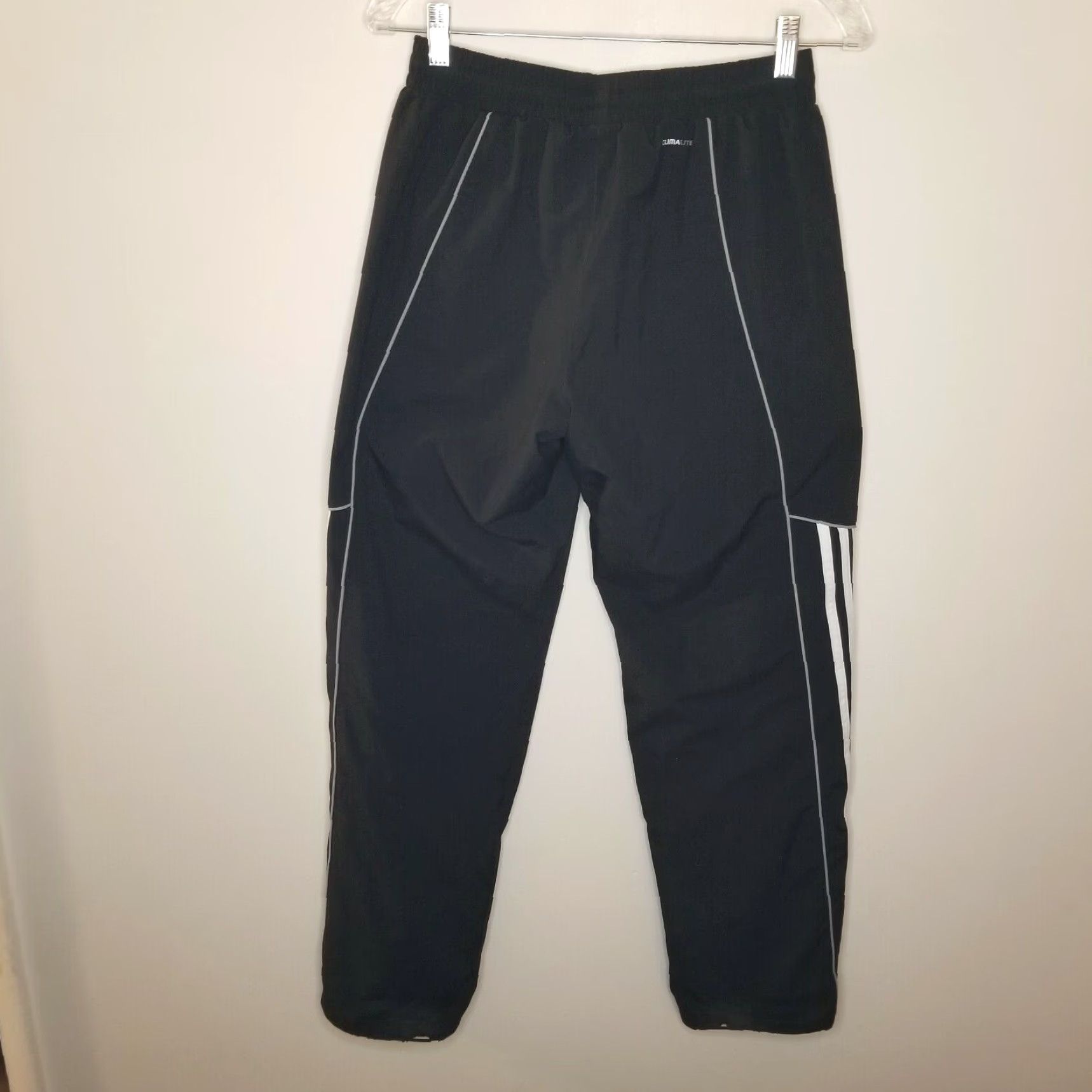 Adidas Adidas Track Pants Mens Size S Black White Stripes Activewear Mens Size US 29 - 4 Thumbnail