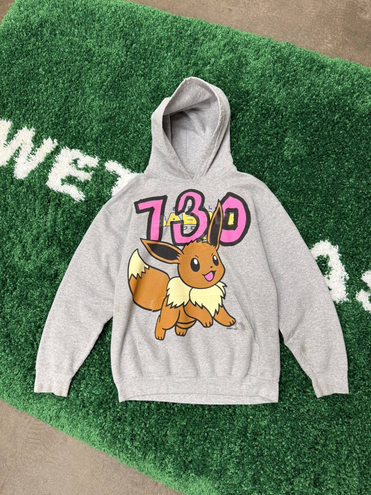 Asspizza Asspizza 730 Puff Print Eve Hoodie Grey Small Size US S / EU 44-46 / 1 - 3 Thumbnail