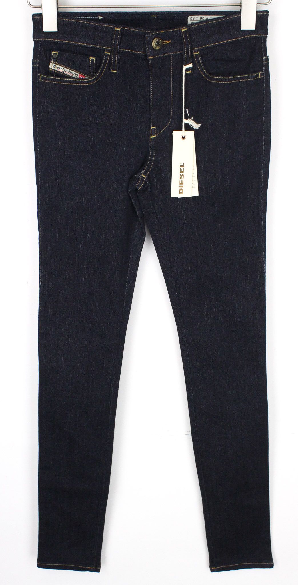 Diesel SKINZEE 0813C W26/L32 Blue Stretch Jeans 71178 Size 26" / US 2 / IT 38 - 1 Thumbnail