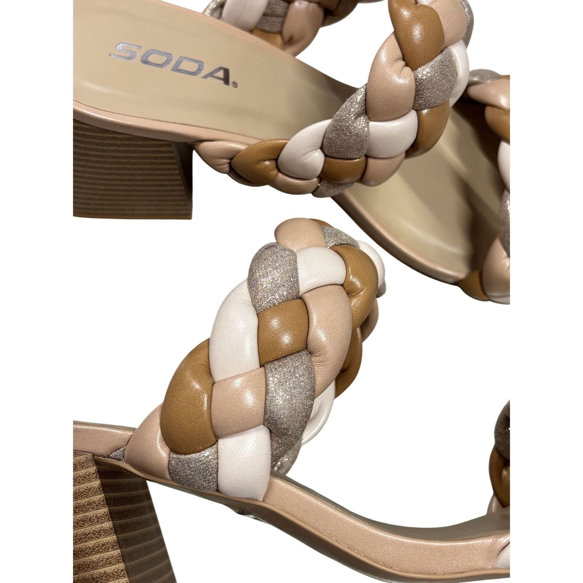 Other SODA / Buggy-S / Braided / Block Heel / Sandals With Square Size US 10 / IT 40 - 7 Thumbnail