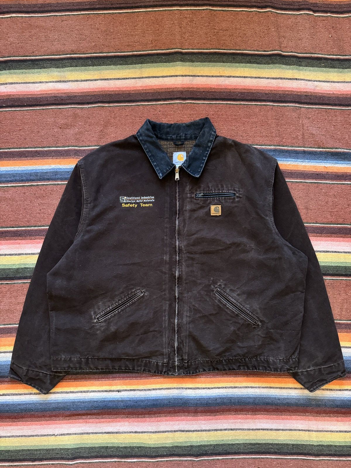 2007 J97 Dark Brown Carhartt Detroit Work Jacket