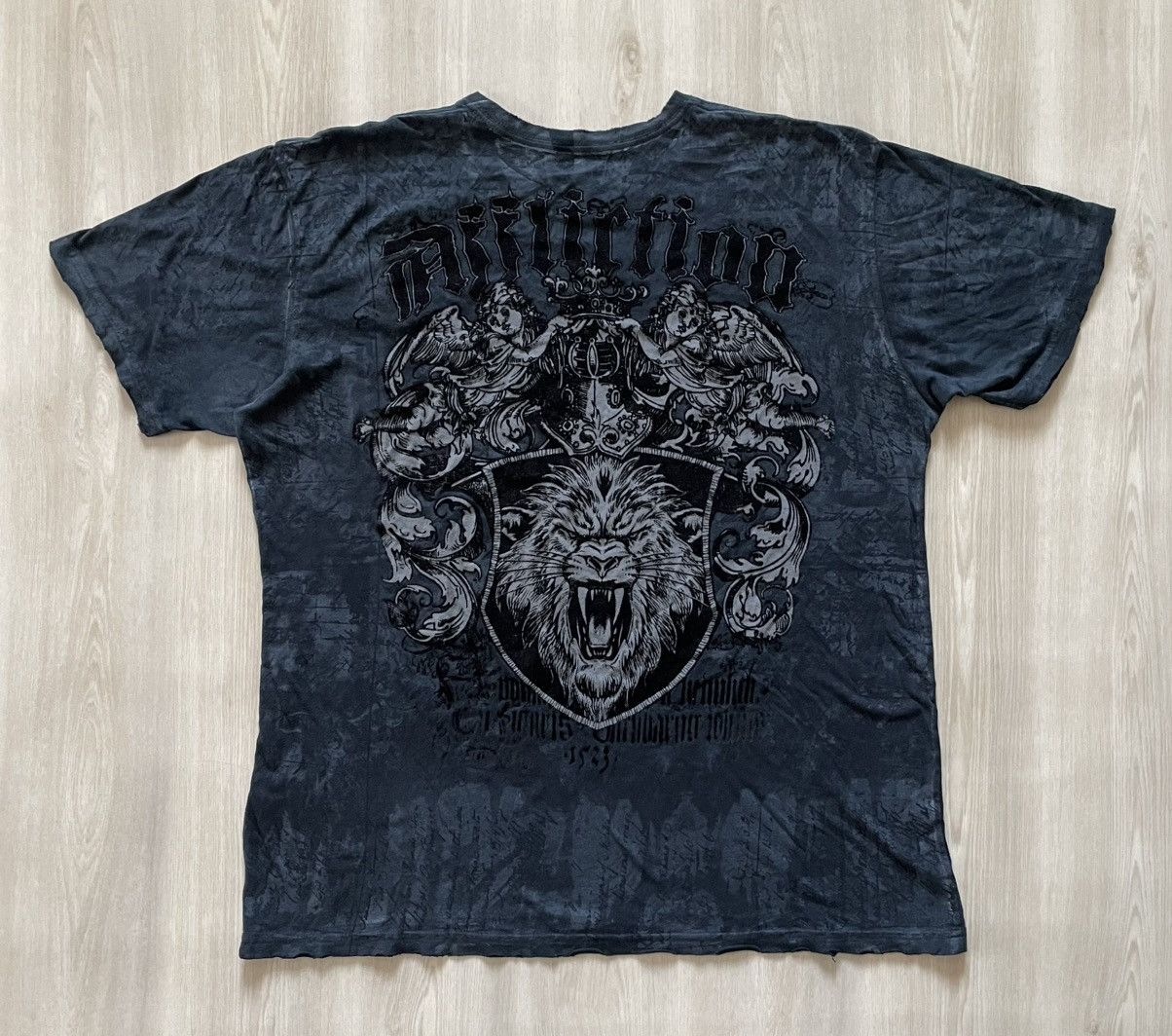 Affliction VTG Y2K Affliction Shielded Lion Live Fast 2XL USA Size US XXL / EU 58 / 5 - 1 Thumbnail