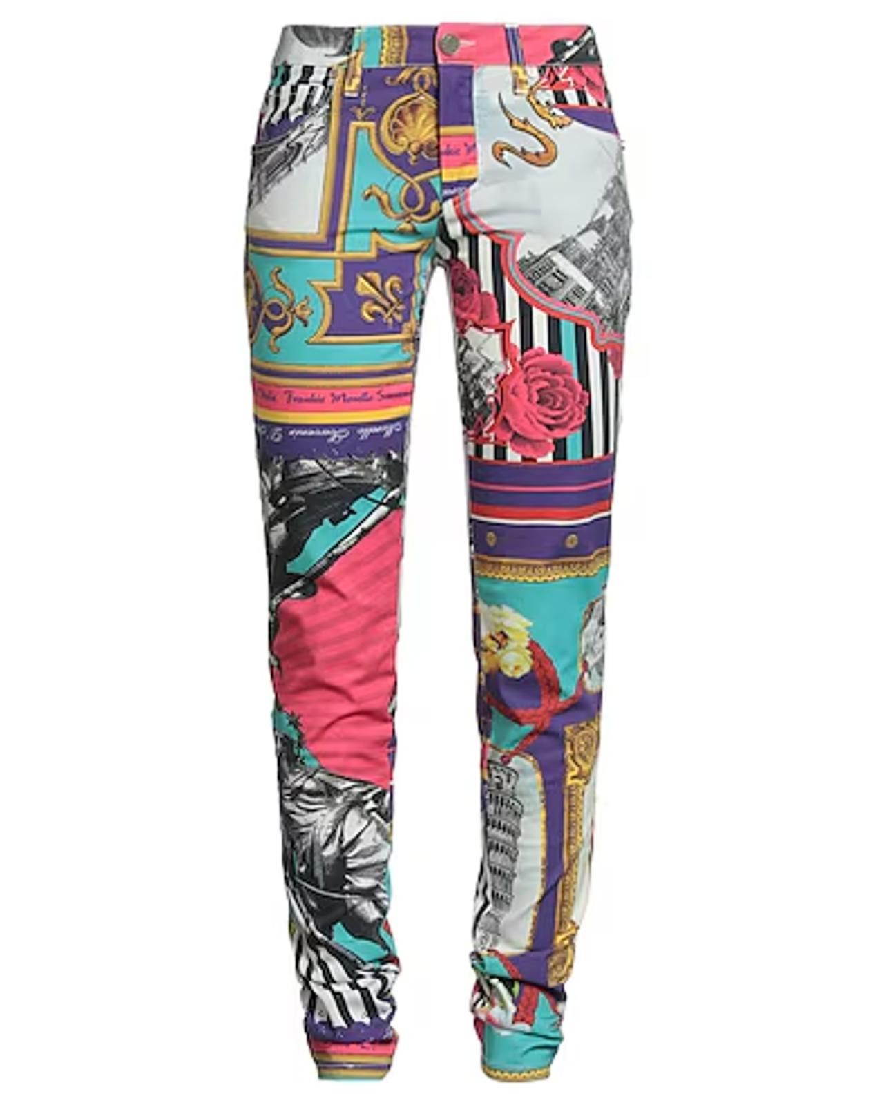 Frankie Morello Frankie Morello Color Print Women's Trousers Sz 29 Size 29" - 1 Preview