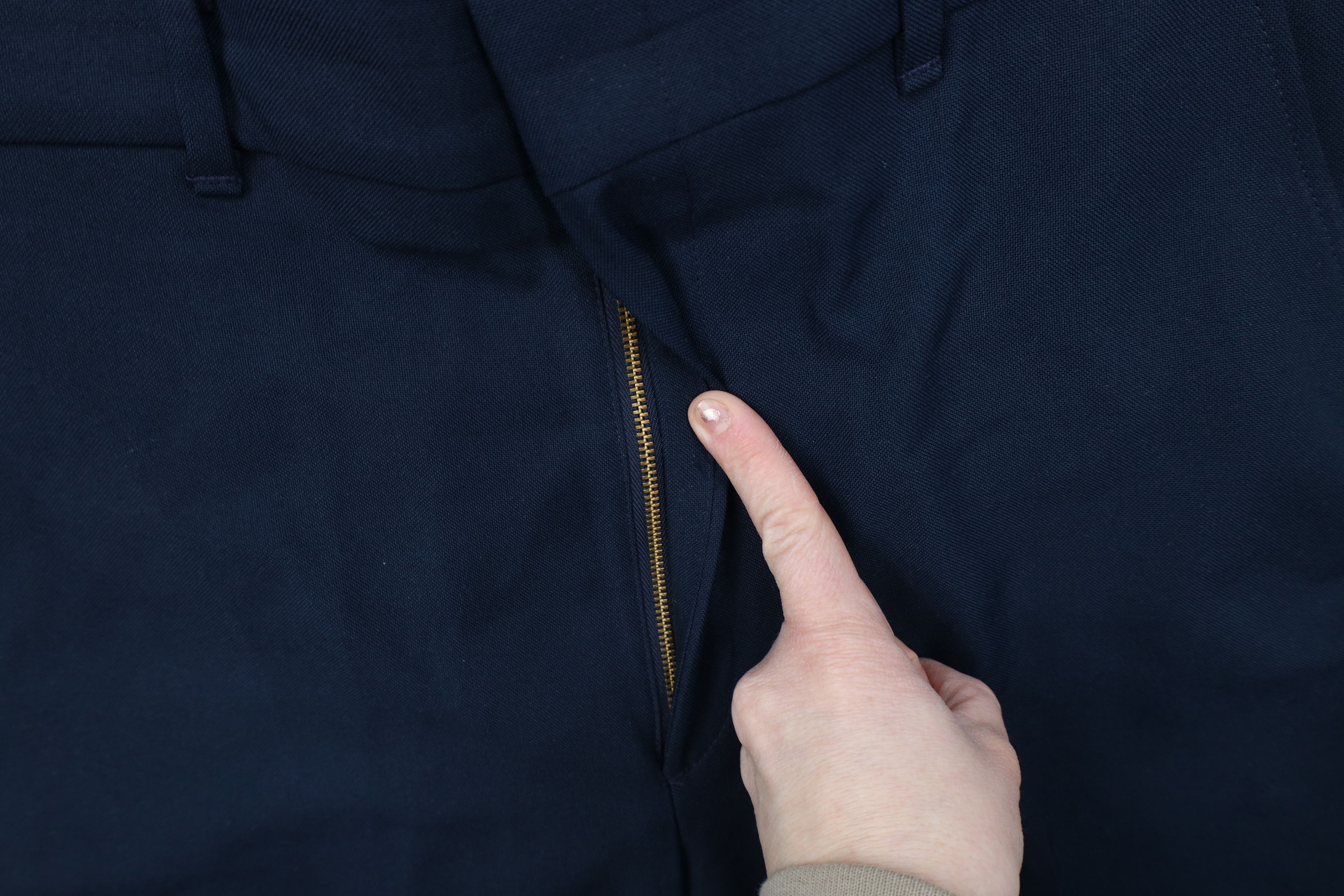 Vintage Vintage 70s Streetwear Flared Wide Leg Chino Pants Blue USA Size US 34 / EU 50 - 6 Thumbnail