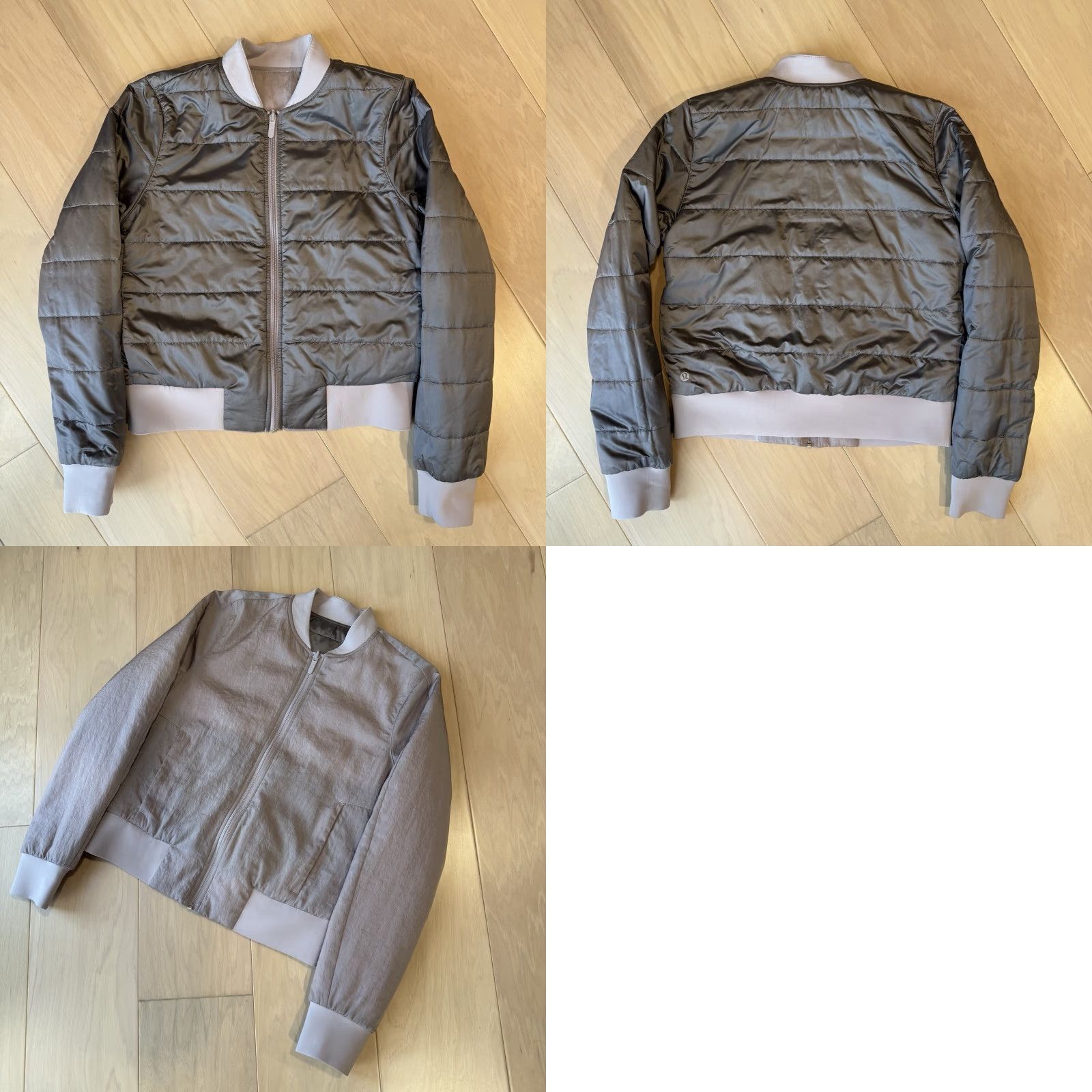 Lululemon Lululemon Non Stop Bomber Women's 6 Mauve Reversible Jacket Athleisure Full Zip Shirt Size M / US 6-8 / IT 42-44 - 8 Thumbnail