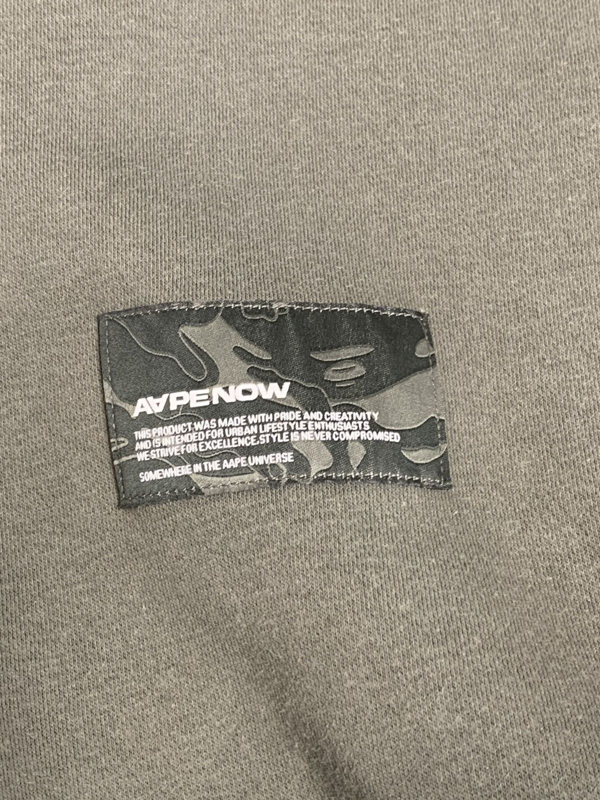 Aape AAPE By A Bathing Ape "AAPE NOW" Universe Sweatshirt - Green Size US M / EU 48-50 / 2 - 4 Thumbnail