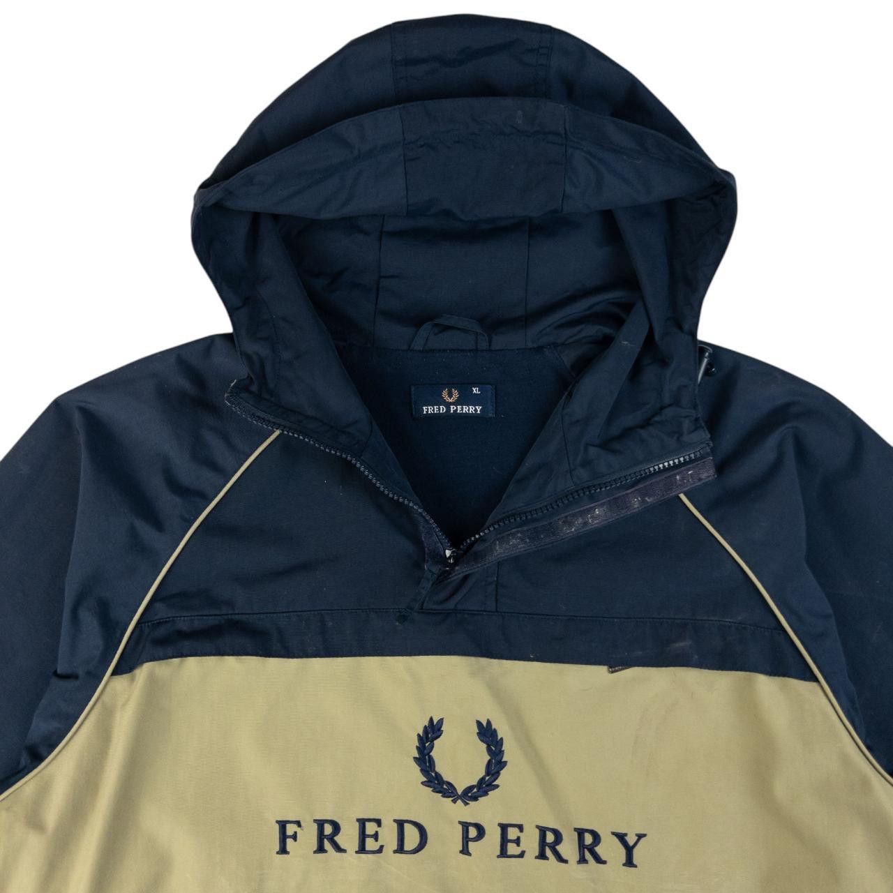 Fred Perry Vintage Fred Perry Q Zip Hooded Jacket Size M Size US M / EU 48-50 / 2 - 3 Thumbnail