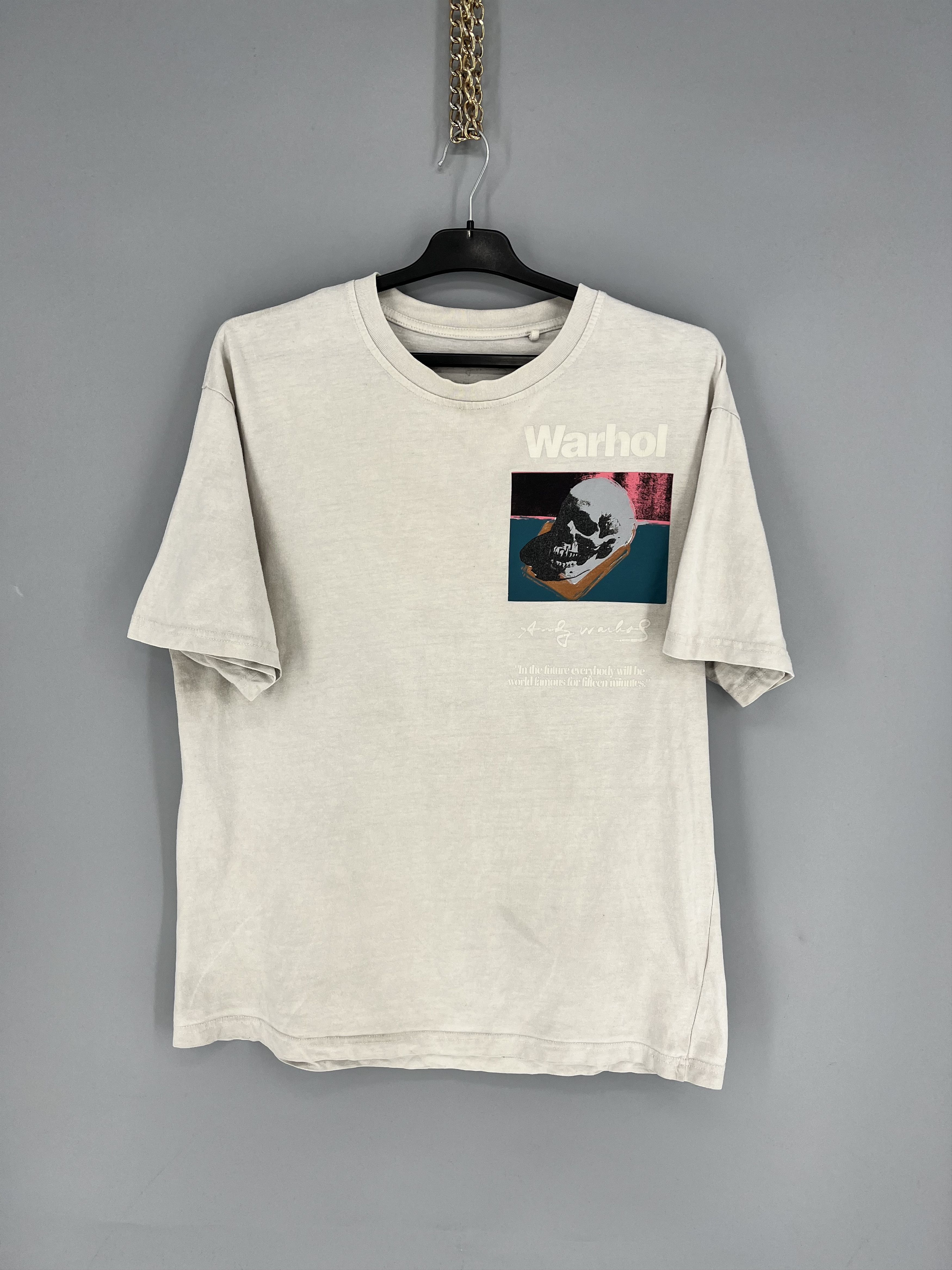Andy Warhol Vintage Pull&Bear Andy Warhol Tshirt Tee Size L Size US L / EU 52-54 / 3 - 2 Thumbnail