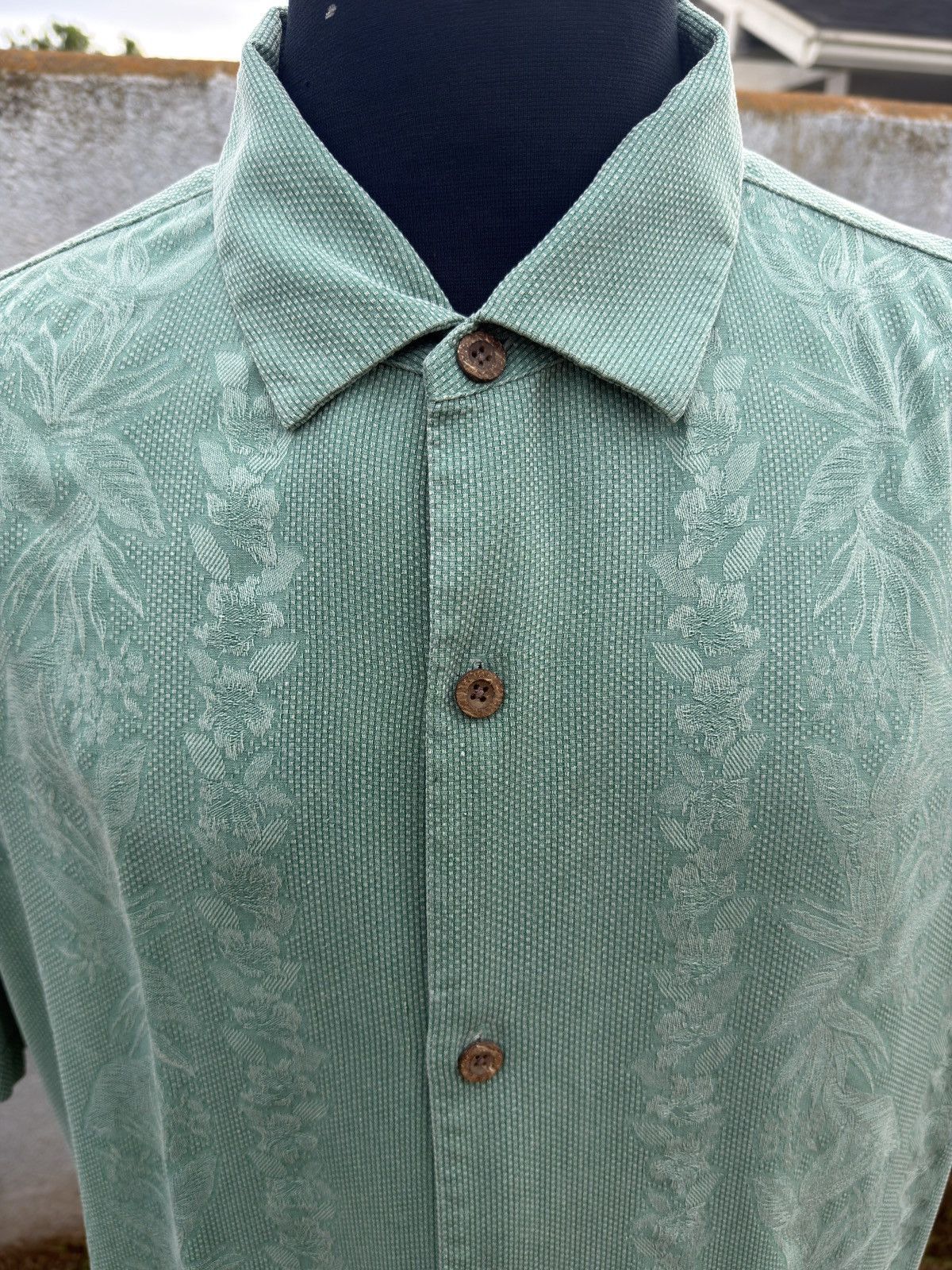 Tommy Bahama PreOwned Tommy Bahama Green Hawaiian Print Men's XL Size US XL / EU 56 / 4 - 3 Thumbnail