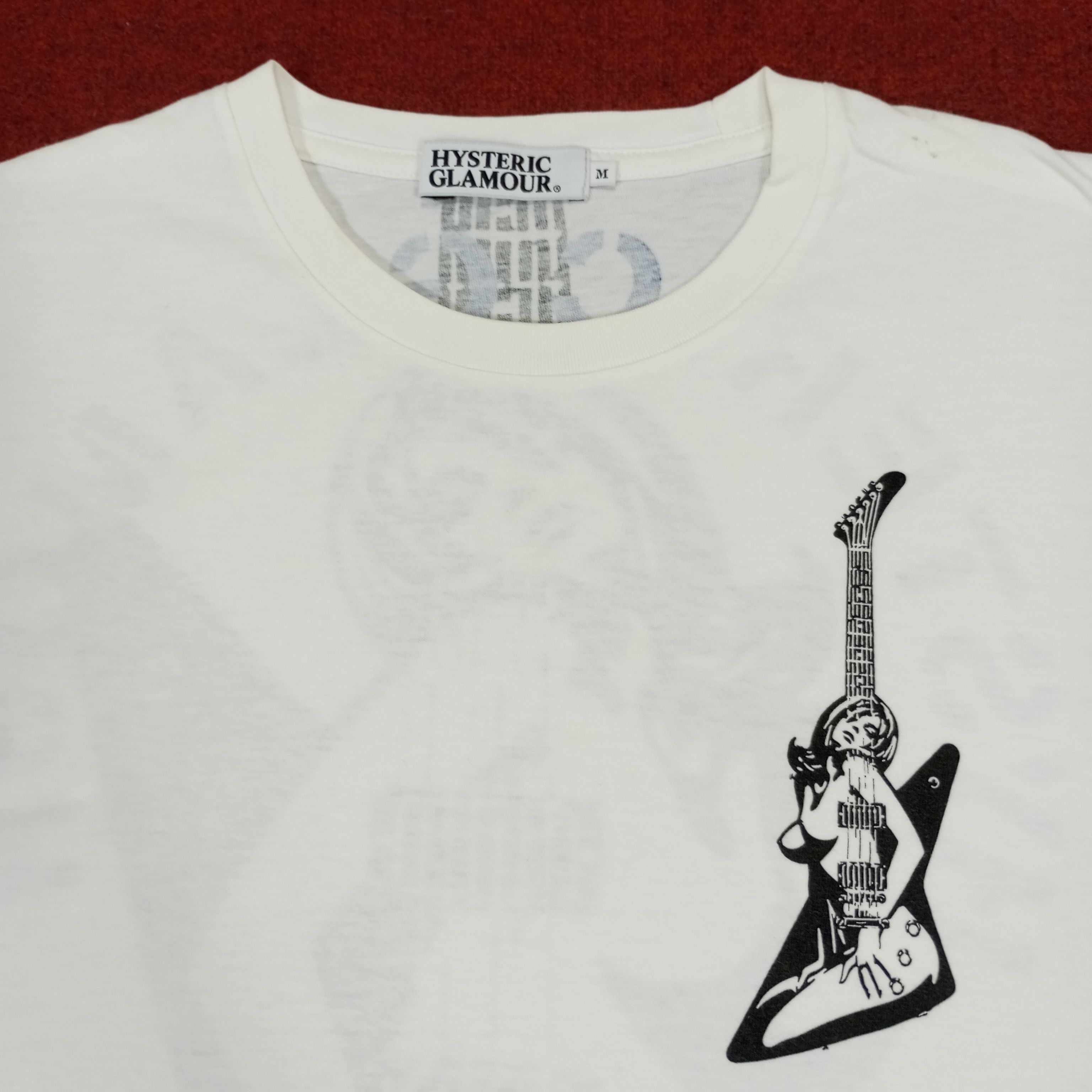 Hysteric Glamour × Japanese Brand × Vintage Hysteric Glamour Japanese Brand Music Design Style Tshirt Size US S / EU 44-46 / 1 - 4 Thumbnail