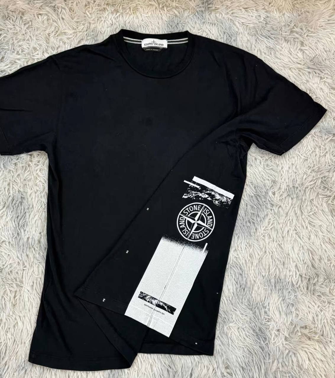 Stone Island Stone Island Short Sleeve Print T-Shirt - Great Deal Size US XL / EU 56 / 4 - 1 Thumbnail