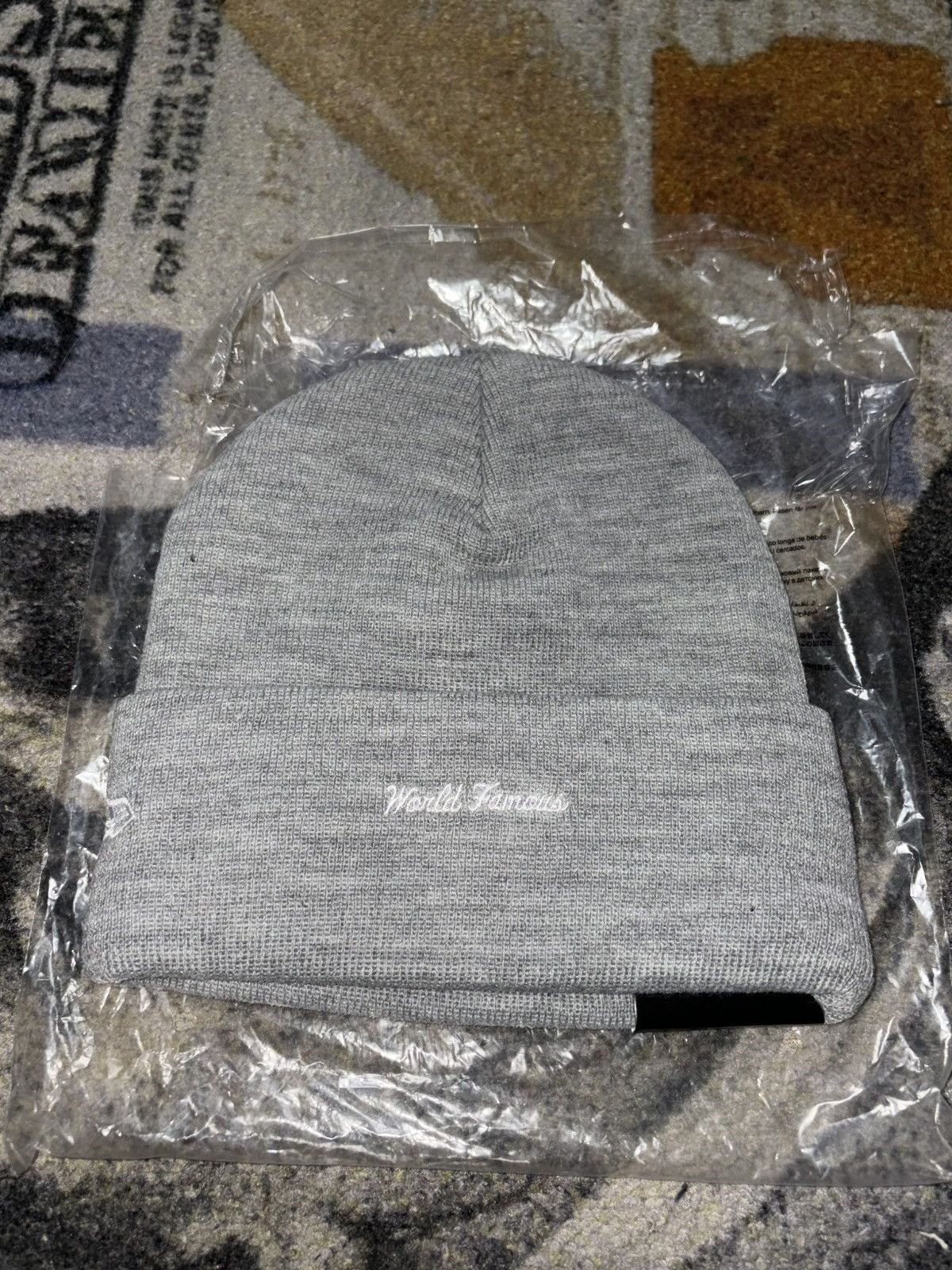 New Era × Supreme Supreme New Era Box Logo Beanie Grey Size ONE SIZE - 3 Thumbnail