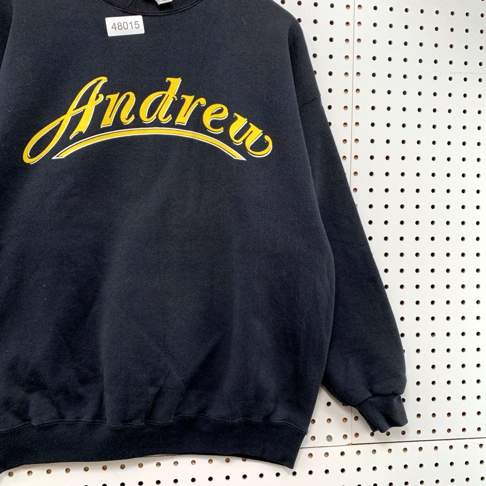 Vintage VINTAGE College Sweatshirt Mens XL Black Crewneck Fleece Made USA Size US XL / EU 56 / 4 - 4 Thumbnail