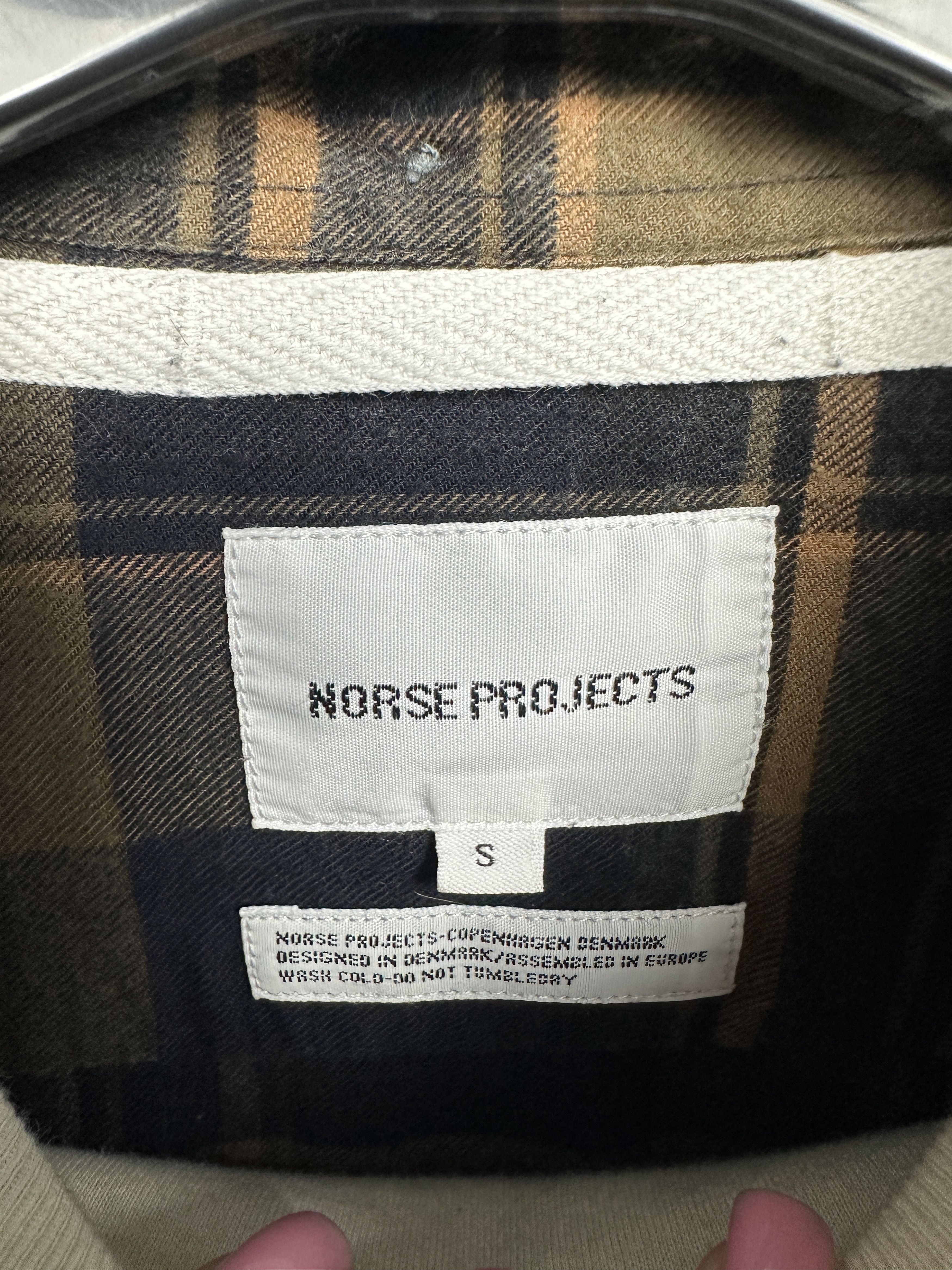 Norse Projects Norse Projects Mens Flannel Plaid Shirt Size US S / EU 44-46 / 1 - 4 Thumbnail