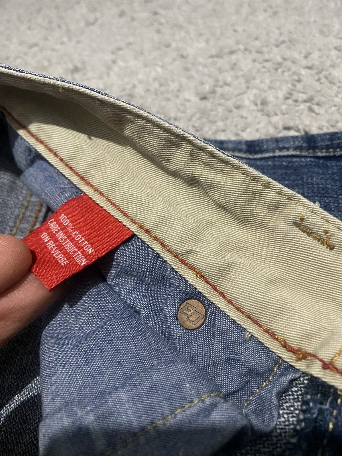 Japanese Brand × Vintage Etienne Ozeki Japanese Denim Pants Hybrid y2k drip swag vtg Size US 32 / EU 48 - 15 Thumbnail