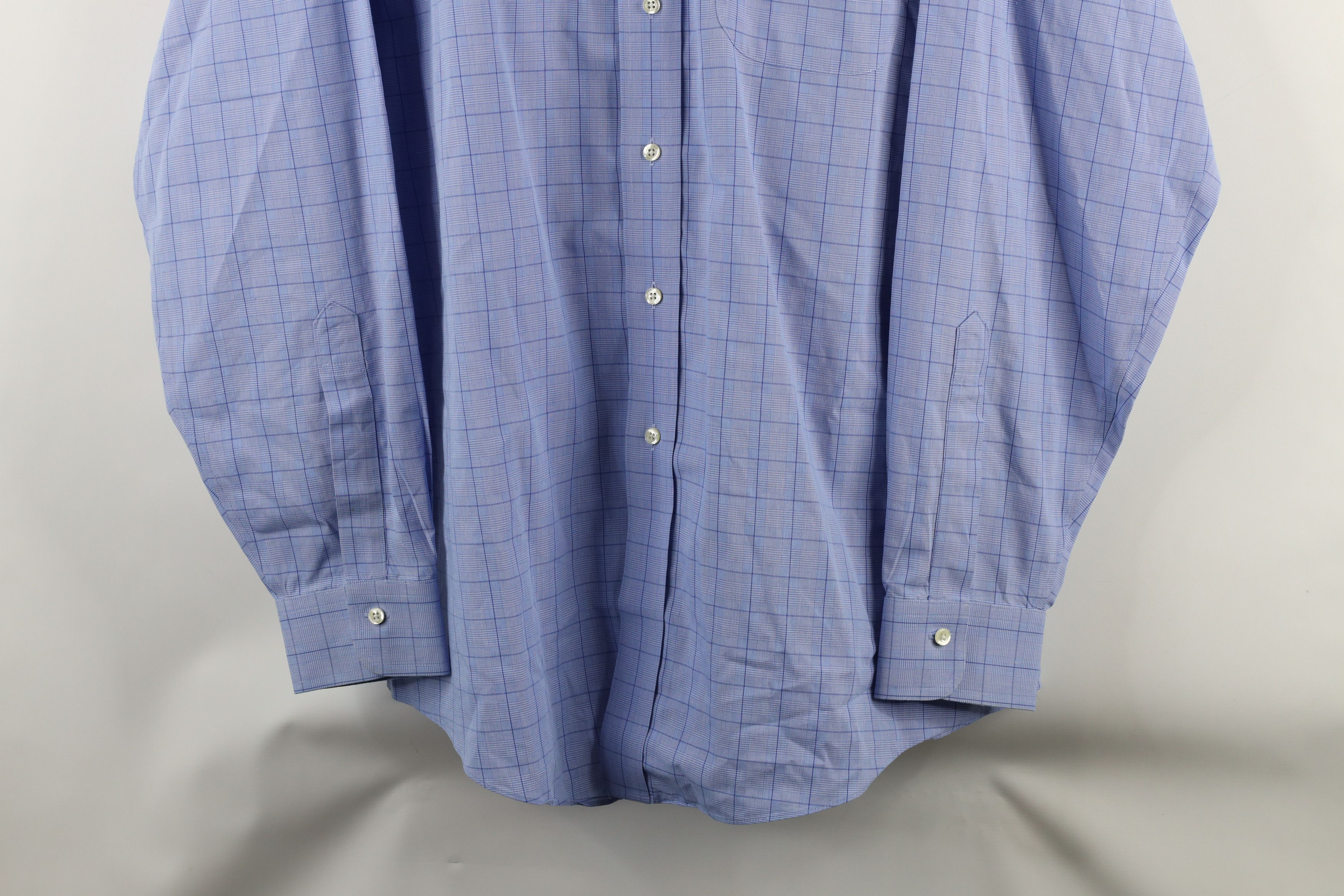 Brooks Brothers × Vintage Vintage Brooks Brothers Non Iron Cotton Button Shirt Plaid Size US L / EU 52-54 / 3 - 3 Thumbnail