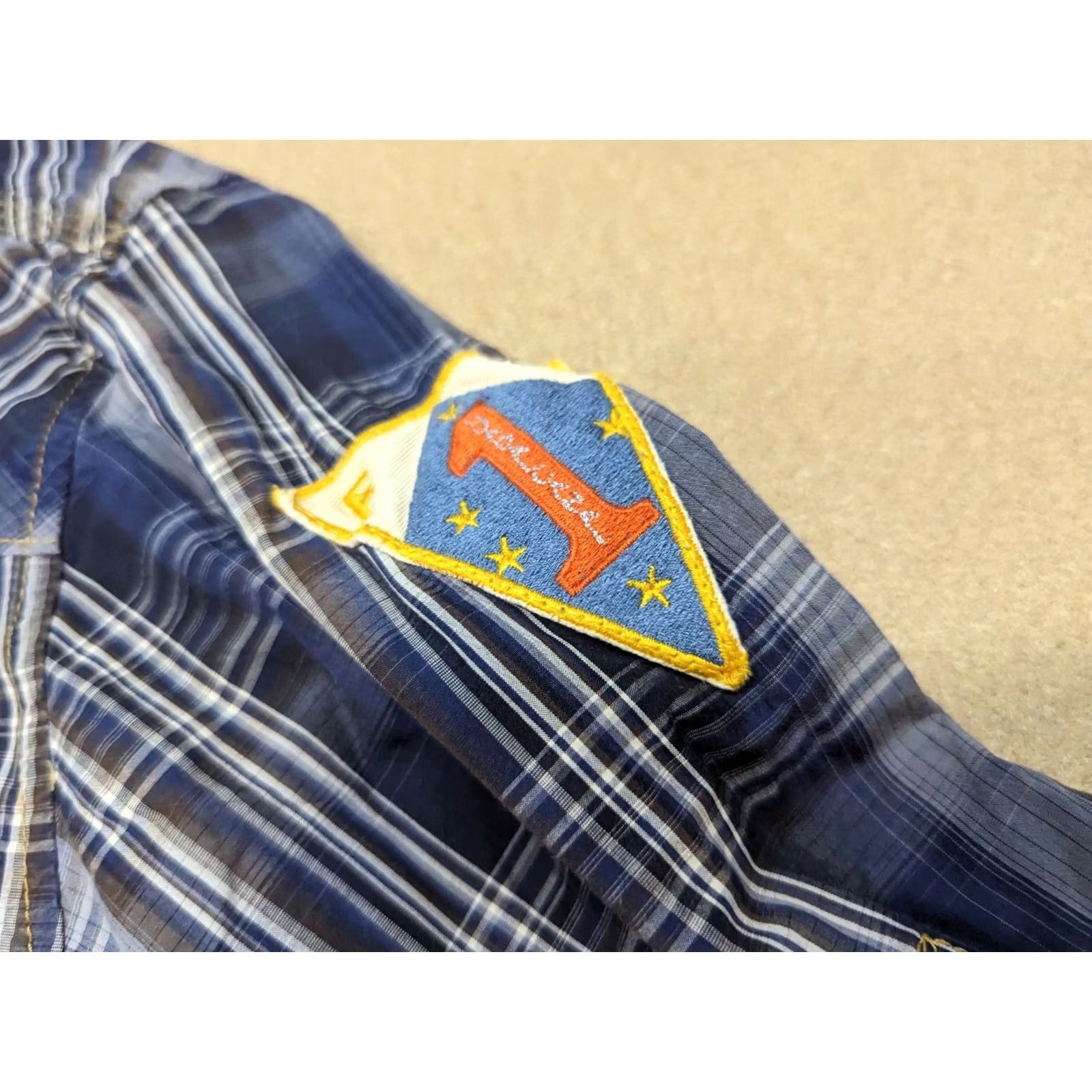 Scotch & Soda Scotch & Soda Shirt Mens M Green Plaid Western Snap Patches Eat Dirt Button Up Size US M / EU 48-50 / 2 - 7 Thumbnail