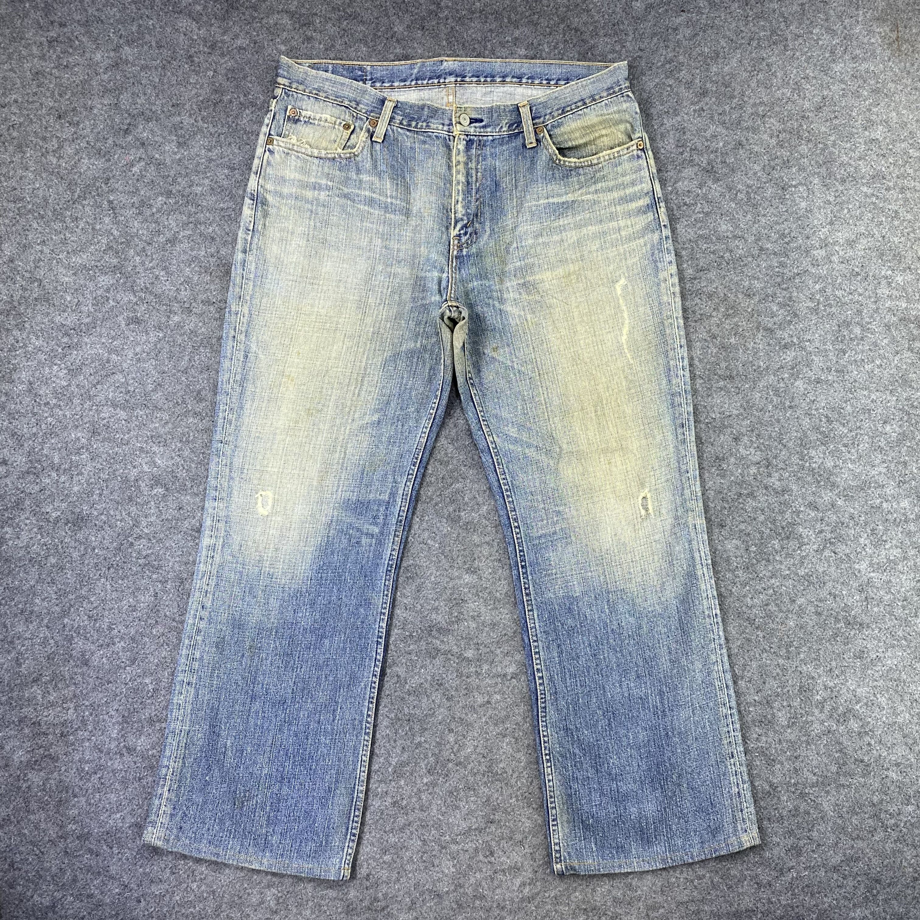 Levi's × Levi's Vintage Clothing × Vintage Vintage Levi's Distressed Blue Wash Jeans-J1178 Size US 38 / EU 54 - 1 Thumbnail