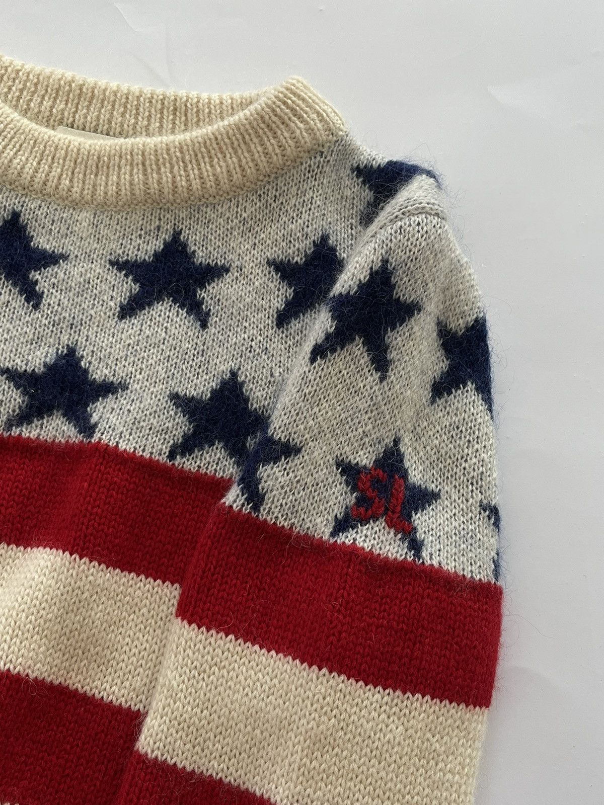 Saint Laurent Paris FW18 Saint Laurent Paris American Flag Wool Knitted Jumper Size US XS / EU 42 / 0 - 3 Thumbnail