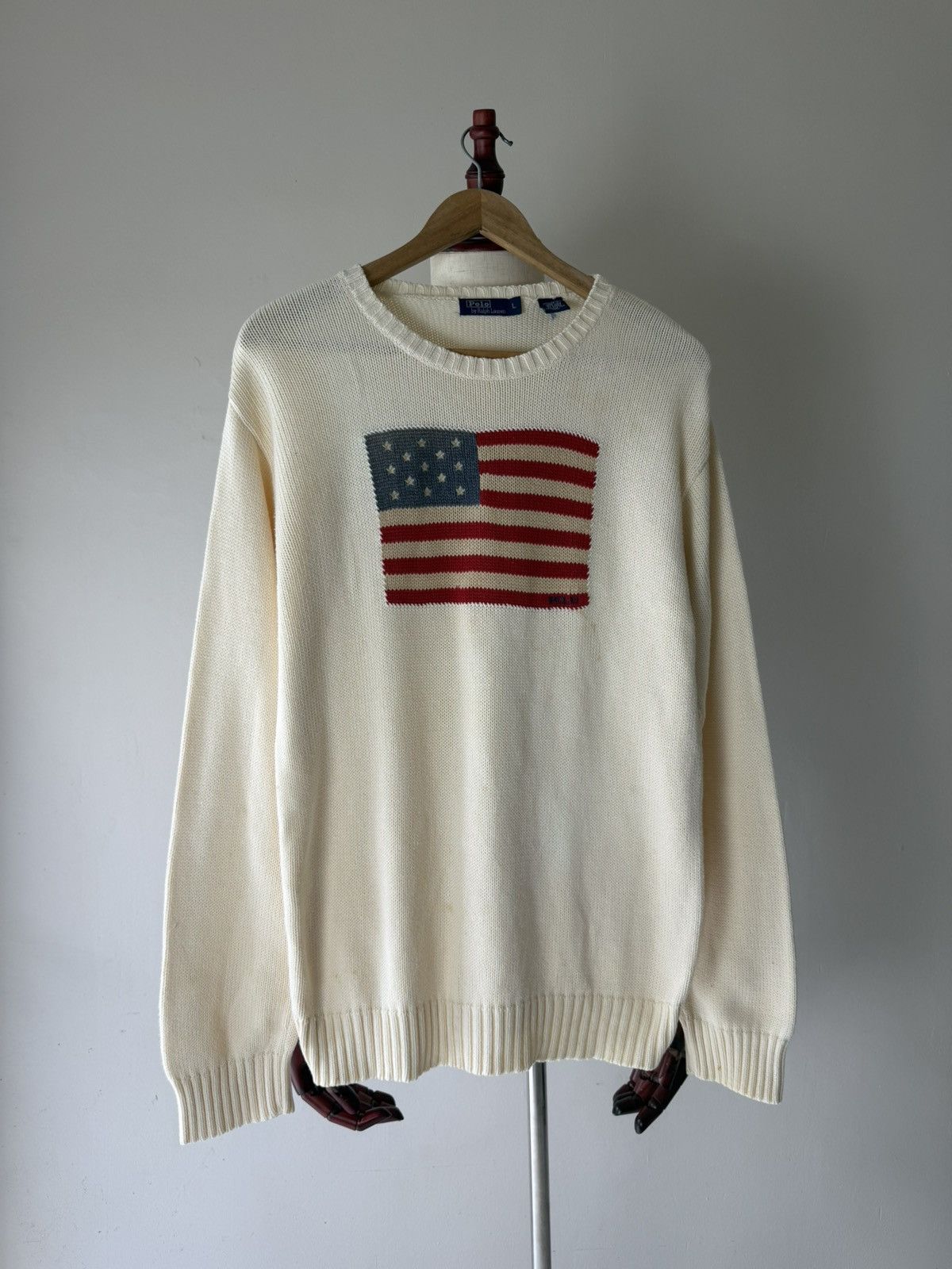 Polo Ralph Lauren POLO RALPH LAUREN USA FLAG KNITWEAR Size L / US 10 / IT 46 - 1 Thumbnail