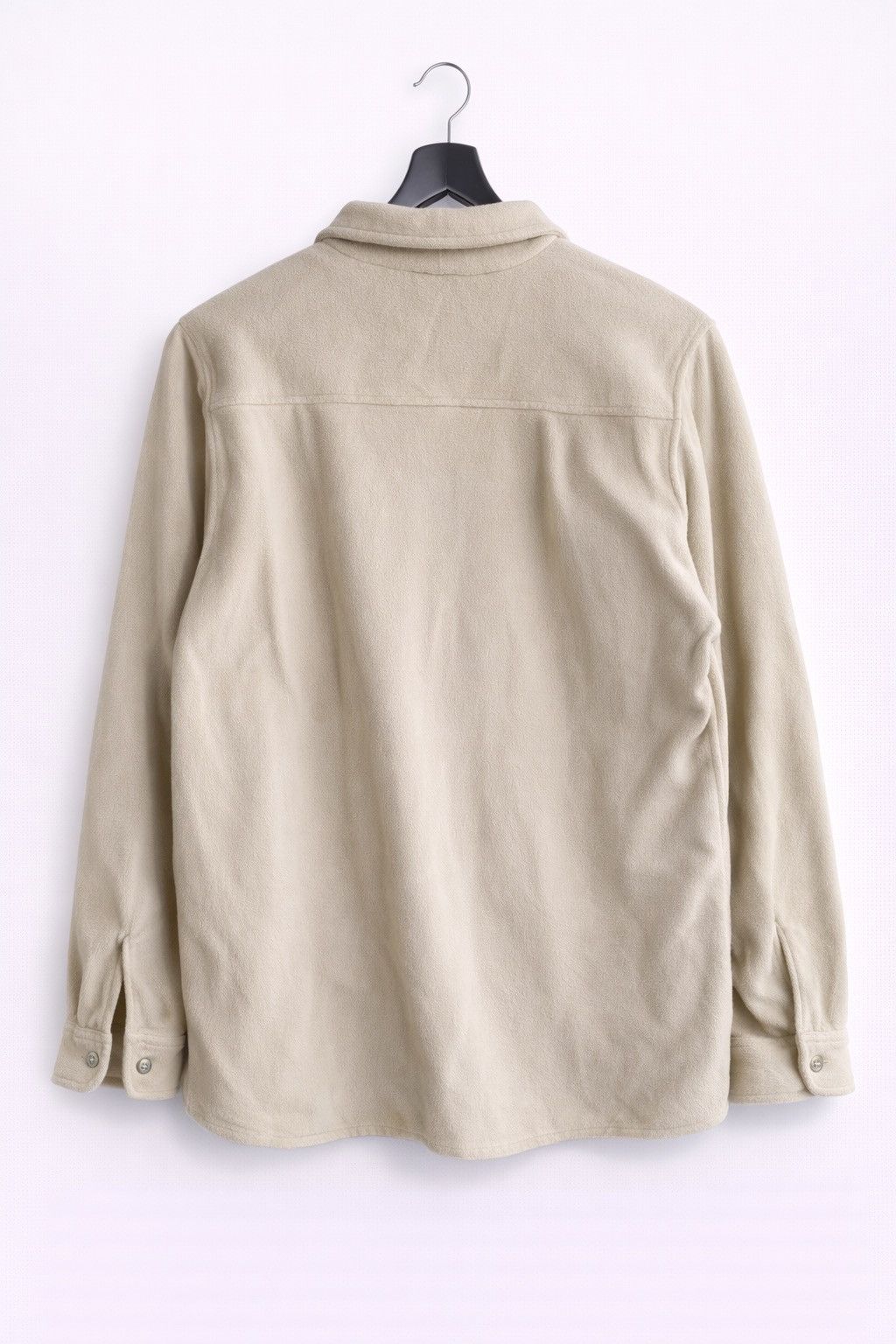 Vintage Nature et Liberté Beige Fleece Shirt Jacket | Minimalist Size US M / EU 48-50 / 2 - 2 Thumbnail