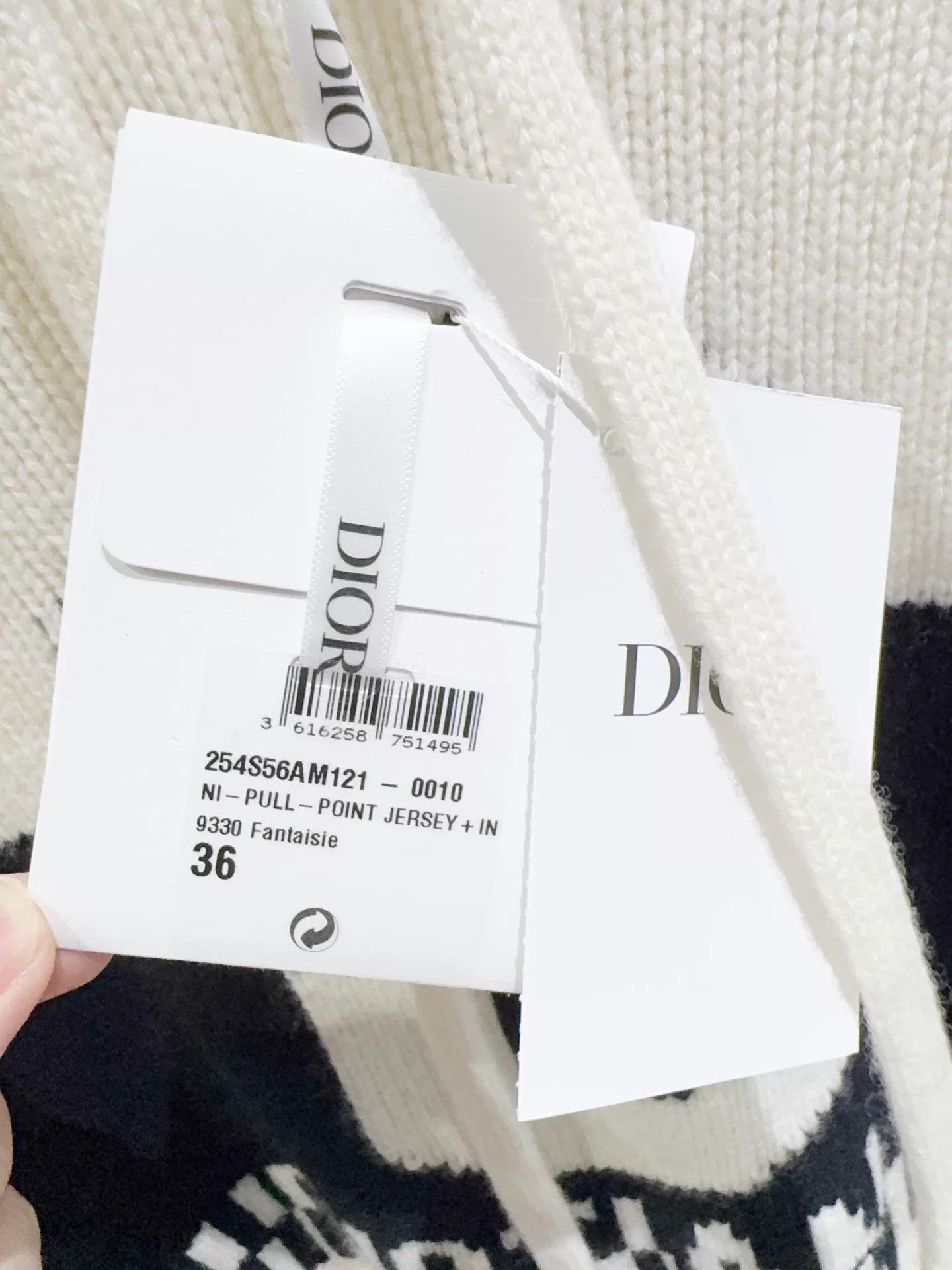 Dior Dior New F36 Women's Top Size XS / US 0-2 / IT 36-38 - 3 Thumbnail
