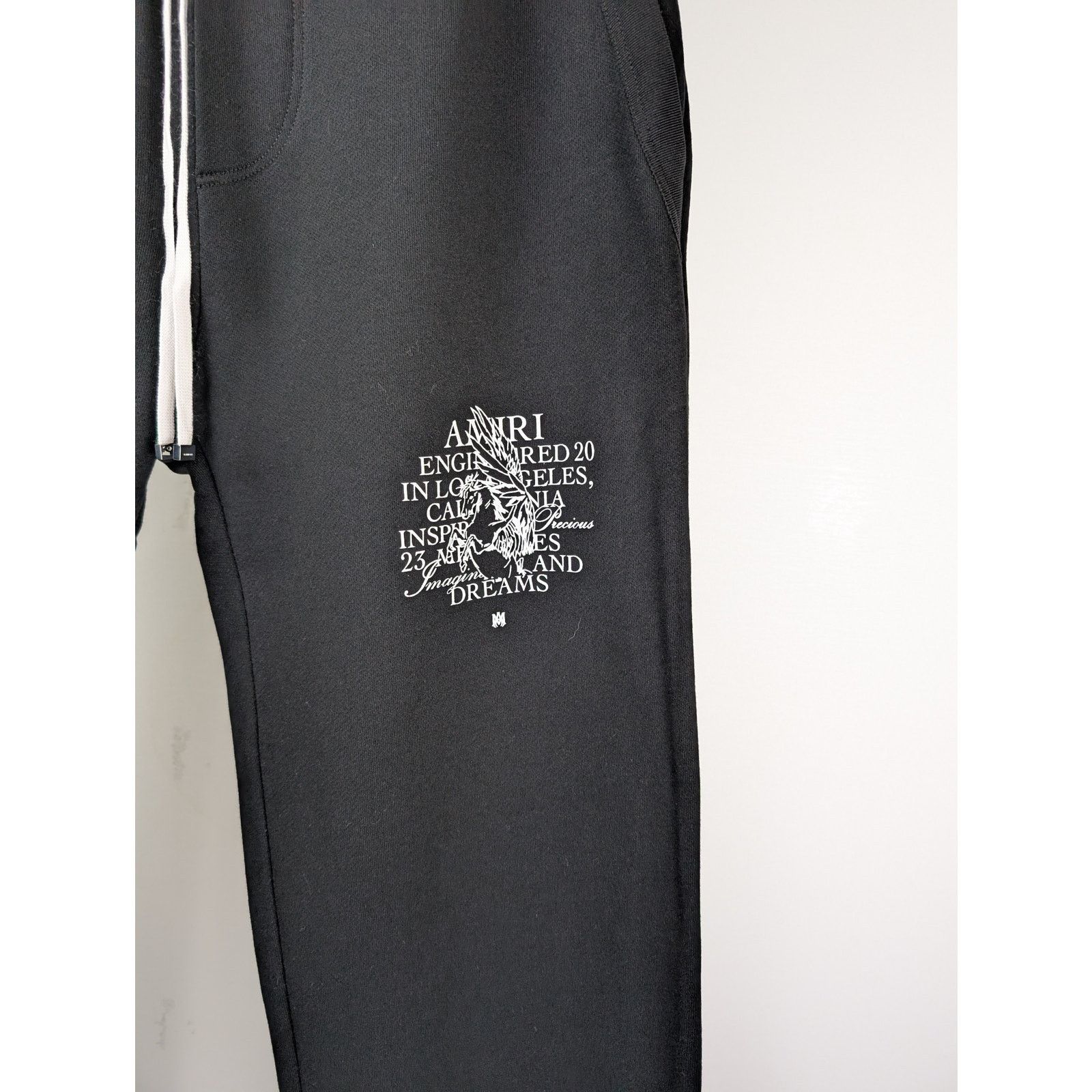 Amiri o1rshd1 Precious Memories Sweatpants in Black Size US 34 / EU 50 - 4 Thumbnail